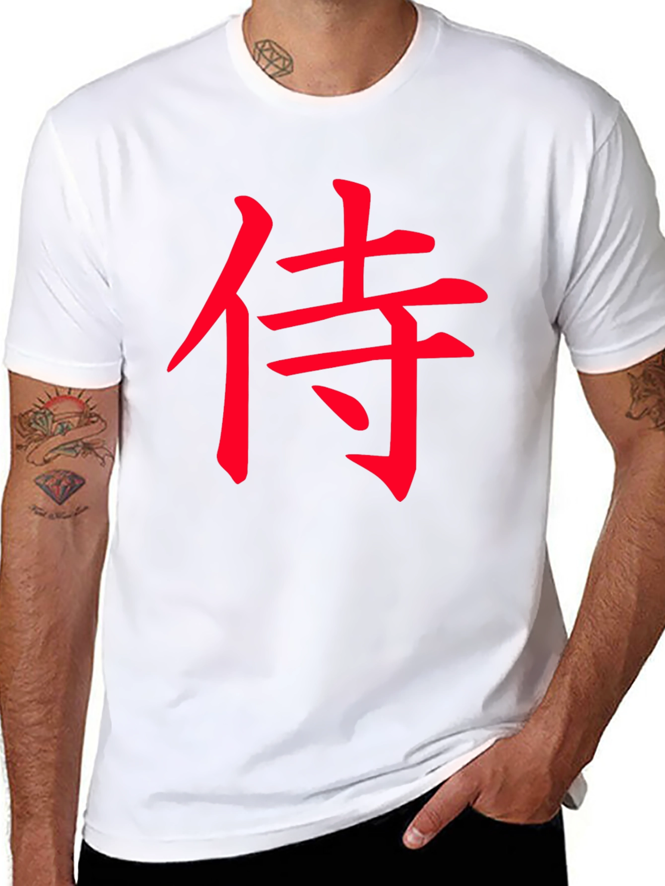 Samurai Kanji Black T-Shirt
