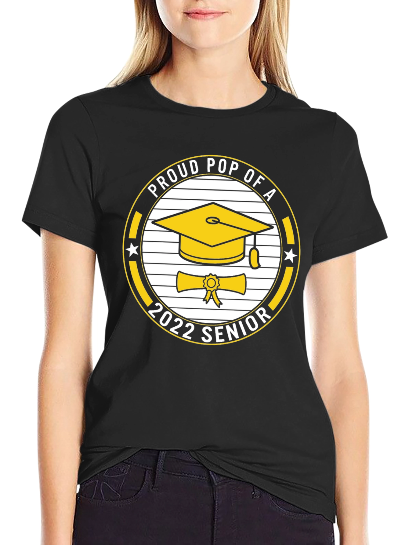 Proud Pop of a 2022 Senior T-Shirt