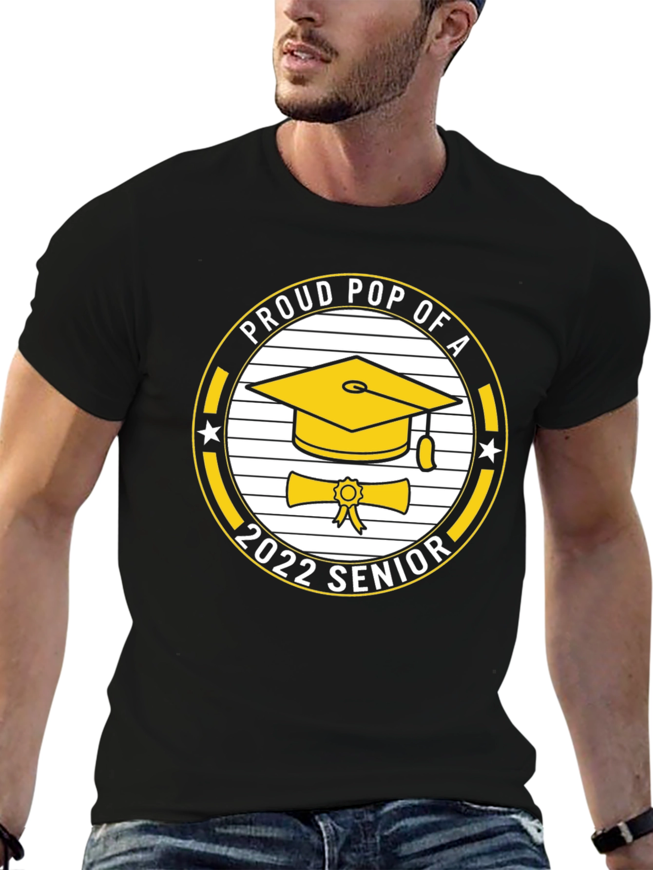 Proud Pop of a 2022 Senior T-Shirt