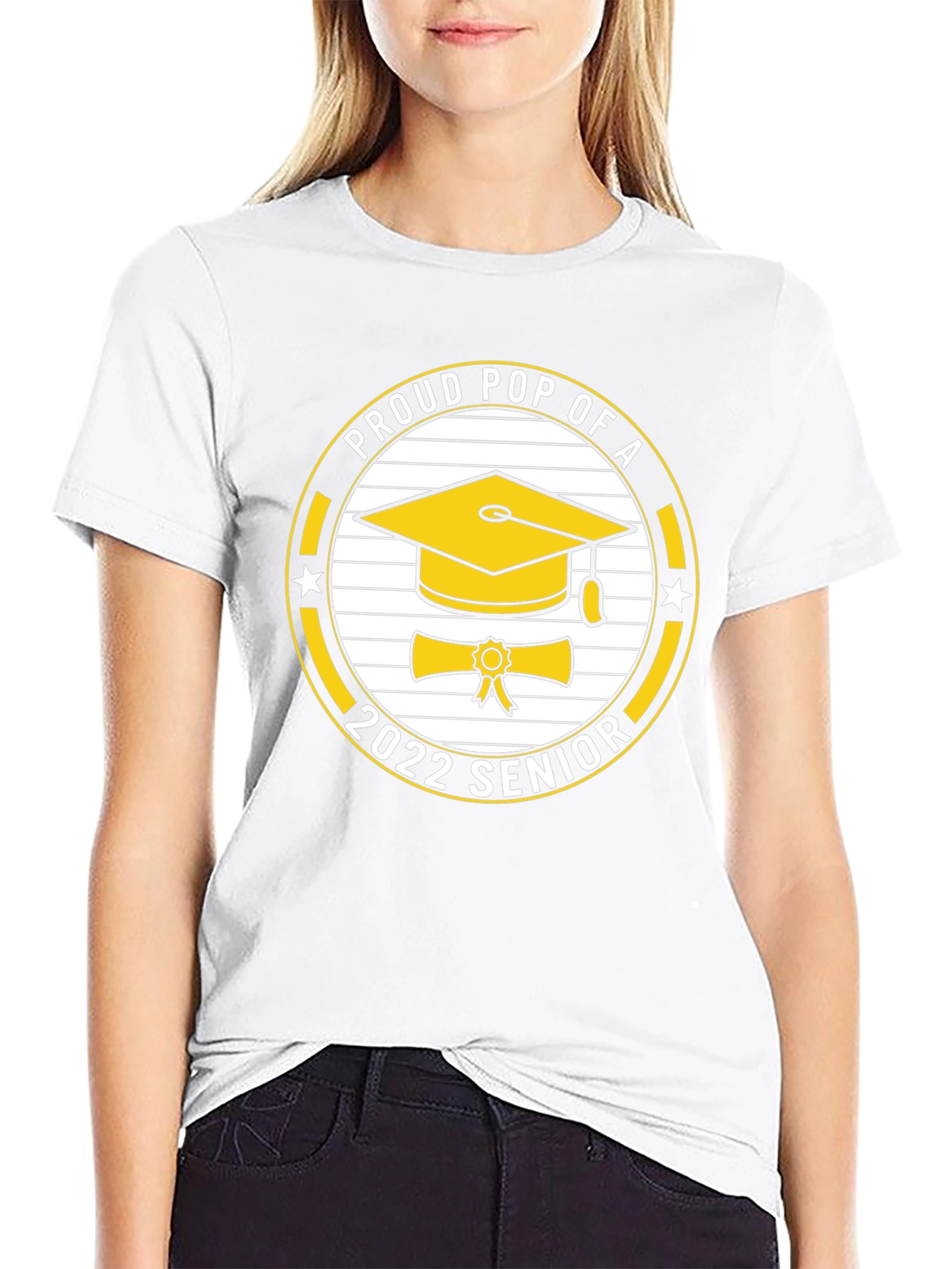 Proud Pop of a 2022 Senior T-Shirt