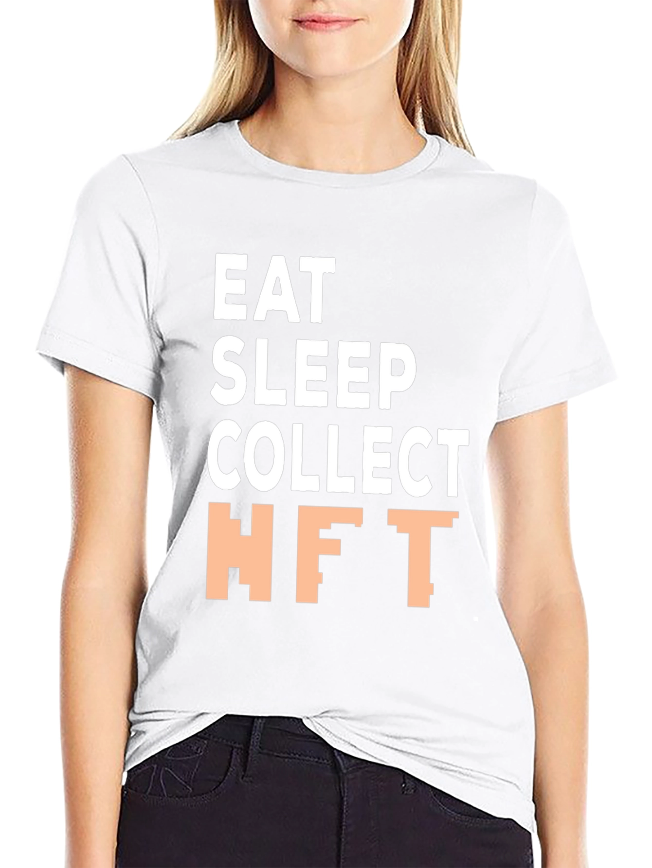 Eat Sleep Collect NFT Graphic Tee