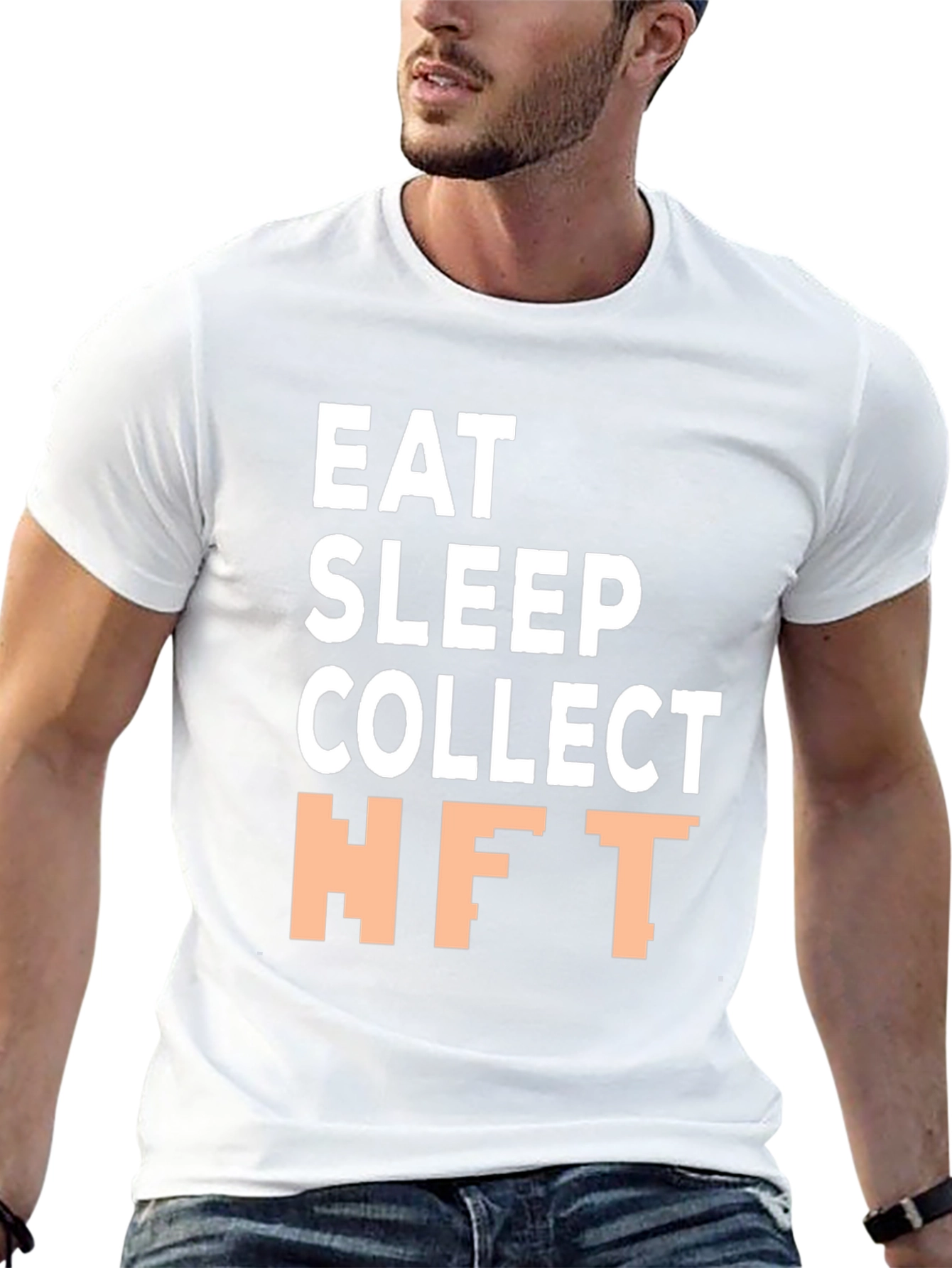 Eat Sleep Collect NFT Graphic Tee