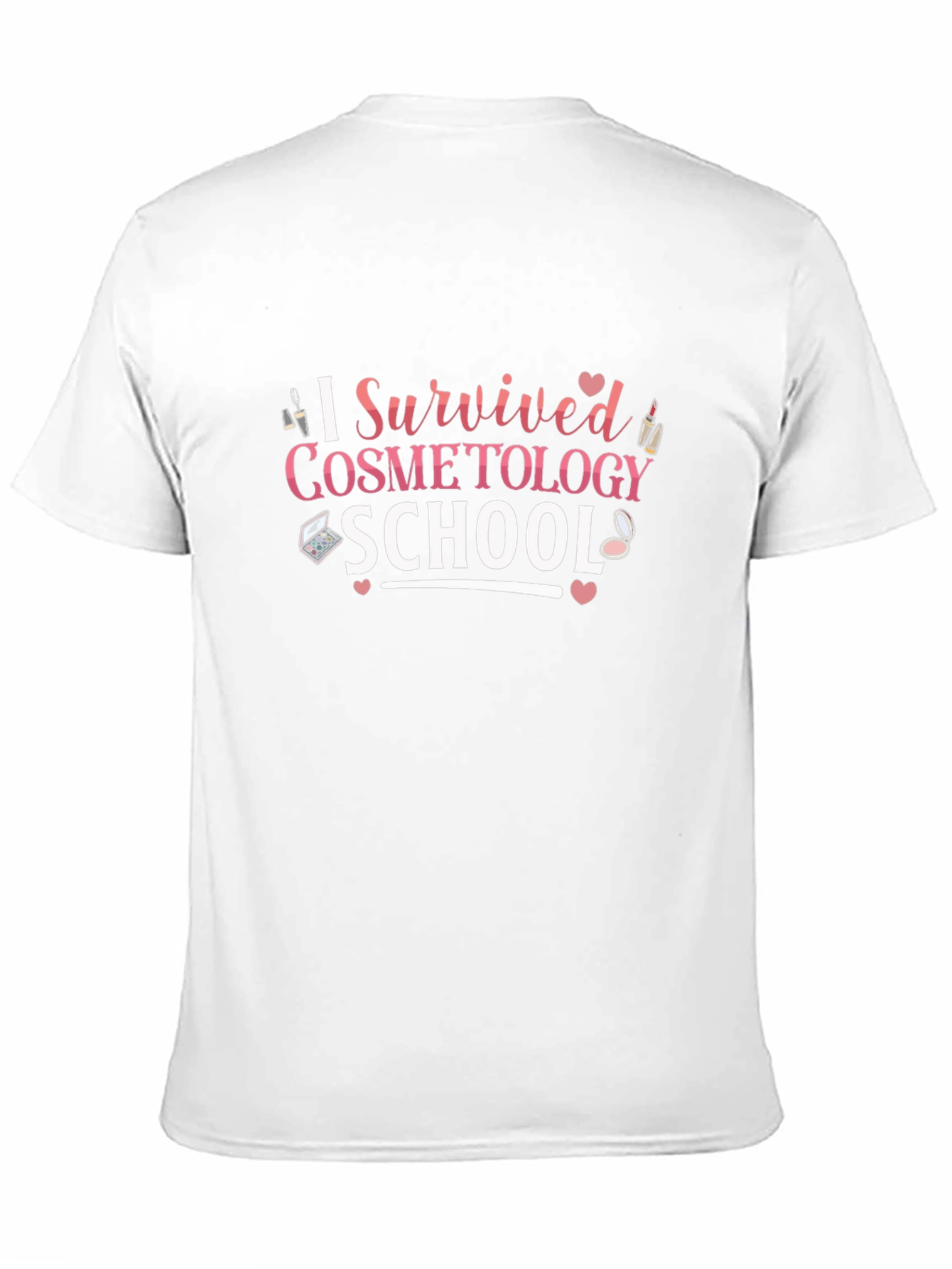 I Survived Cosmetology School Black T-Shirt