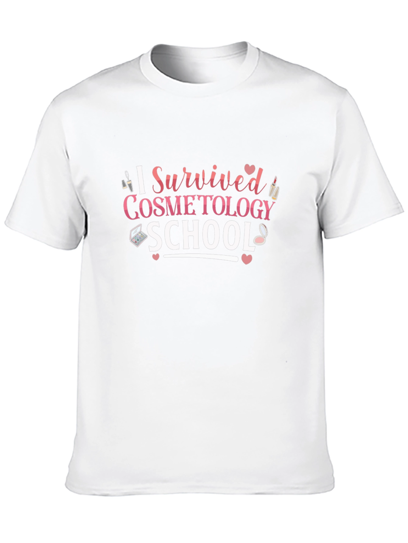 I Survived Cosmetology School Black T-Shirt