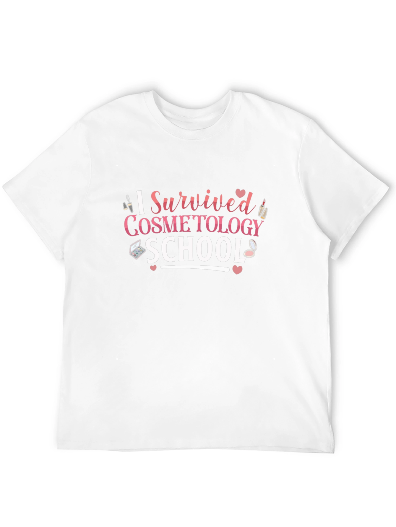I Survived Cosmetology School Black T-Shirt