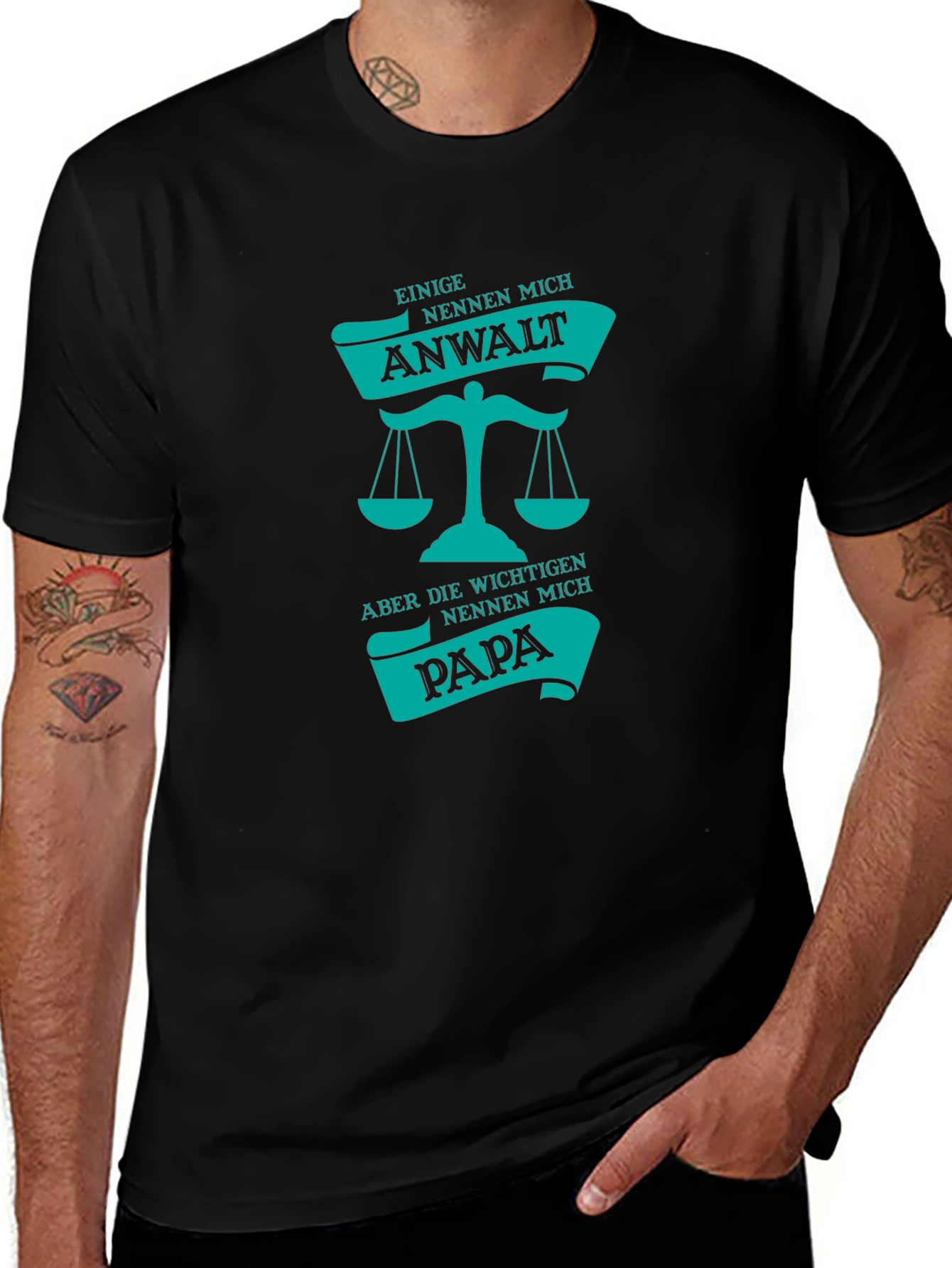 Anwalt Papa T-Shirt - Attorney Dad Tee