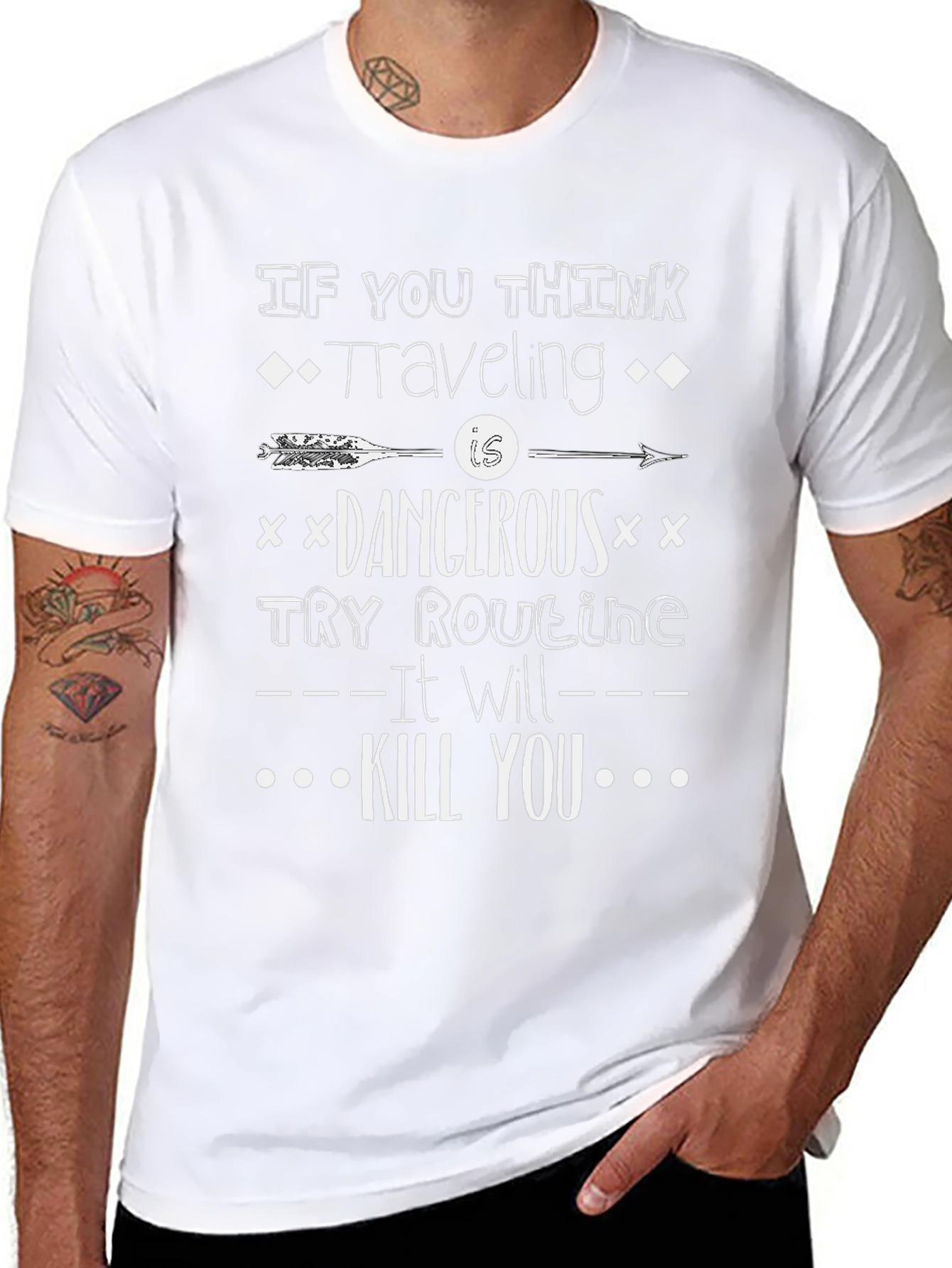 Traveling is Dangerous T-Shirt