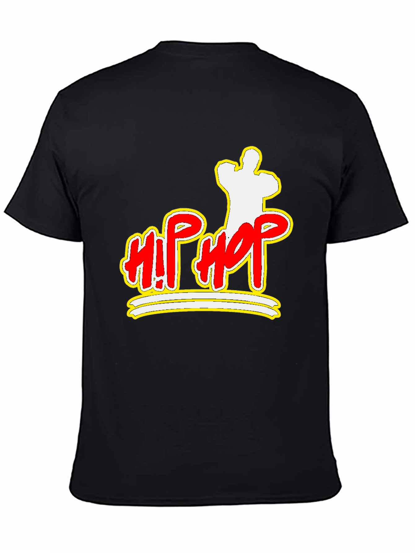 Hip Hop Graphic Black T-Shirt