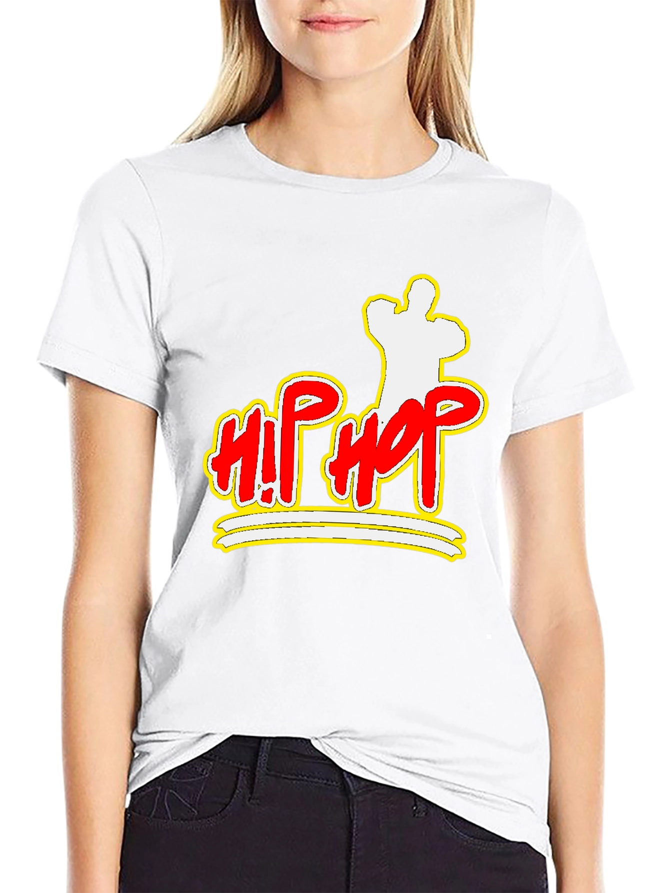 Hip Hop Graphic Black T-Shirt