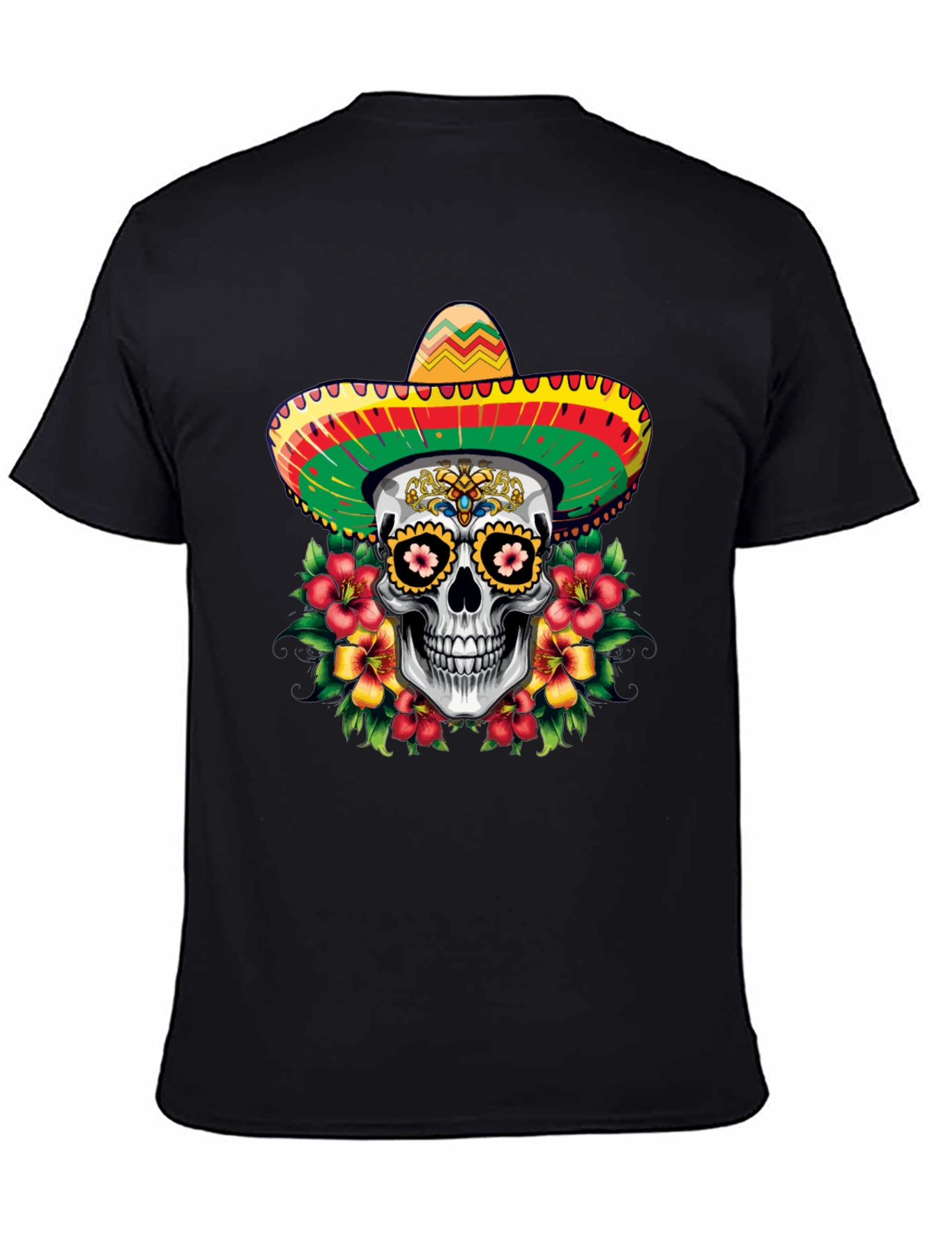 Dia de los Muertos Skull T-Shirt
