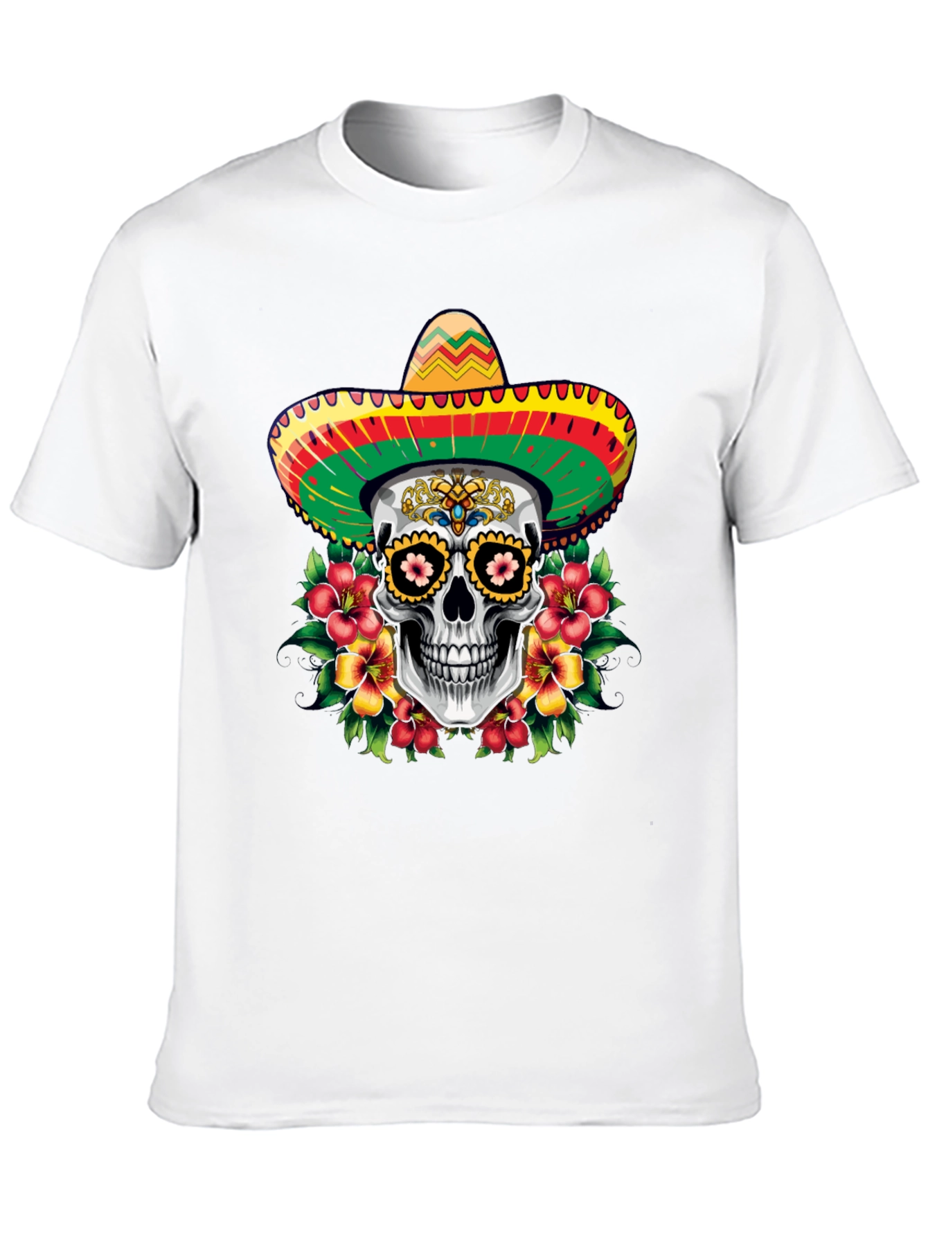 Dia de los Muertos Skull T-Shirt