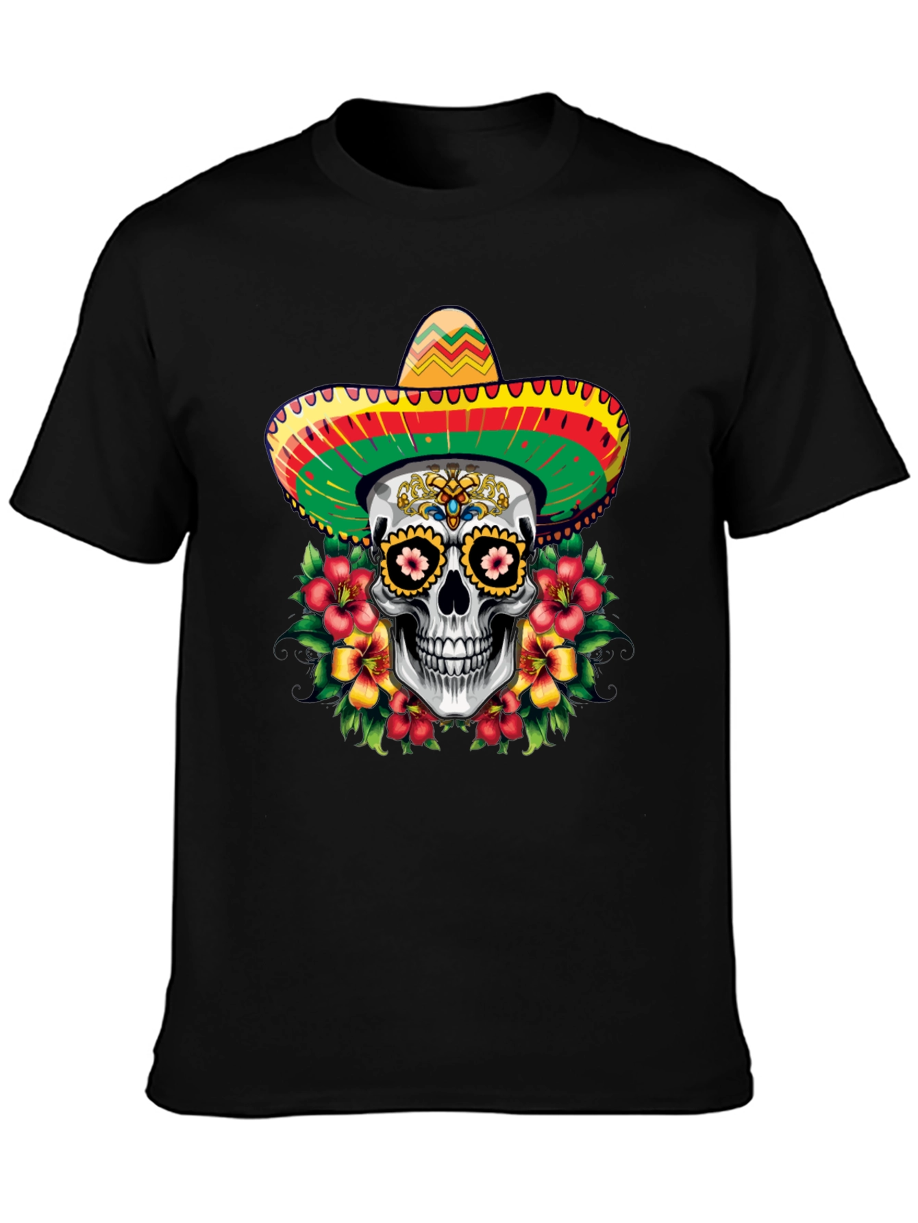 Dia de los Muertos Skull T-Shirt