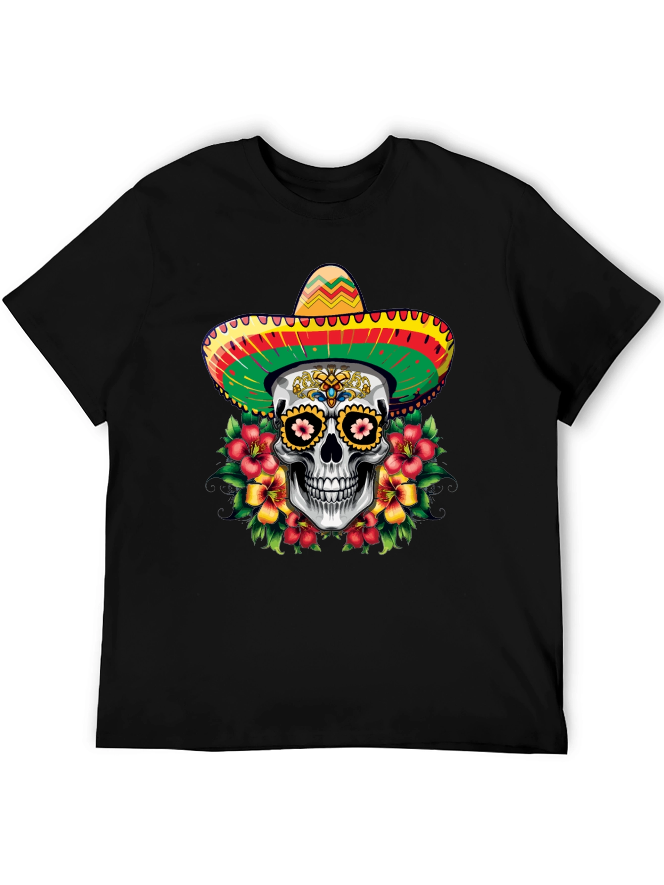 Dia de los Muertos Skull T-Shirt