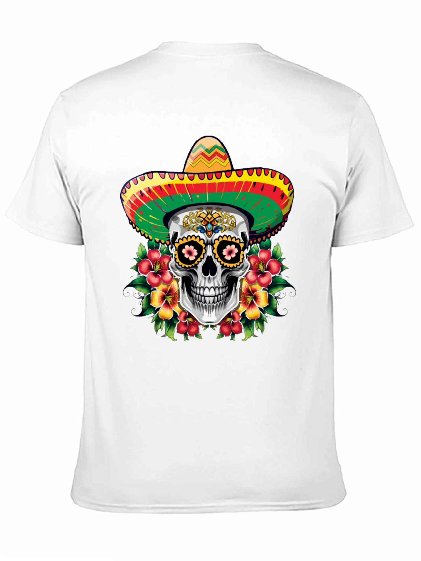 Dia de los Muertos Skull T-Shirt