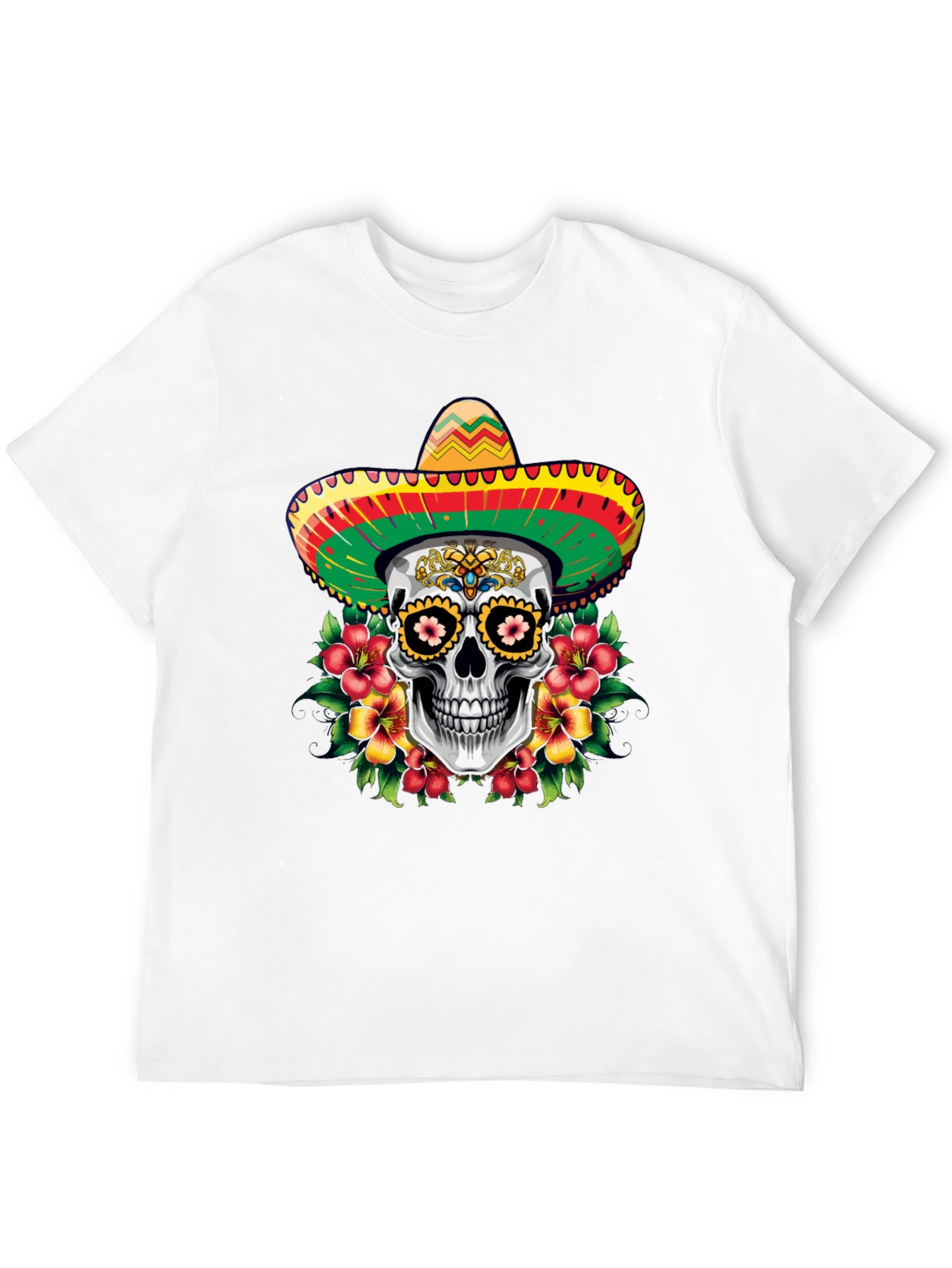 Dia de los Muertos Skull T-Shirt