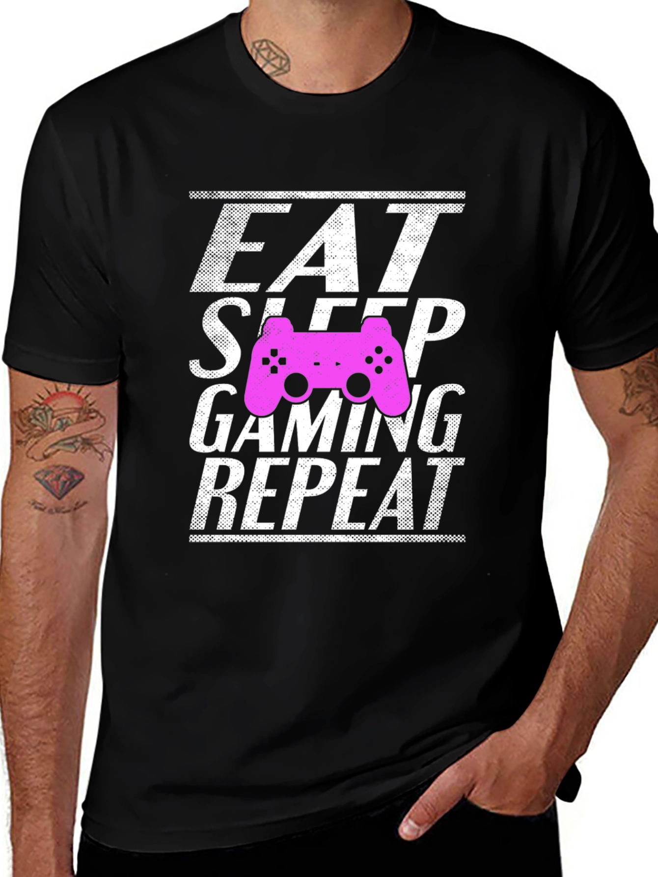 Eat Sleep Gaming Repeat T-Shirt