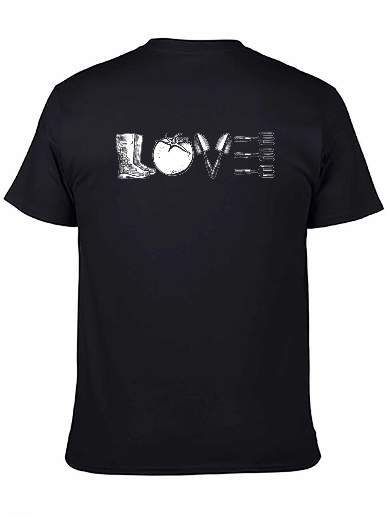 Gardening Lovers Black T-Shirt