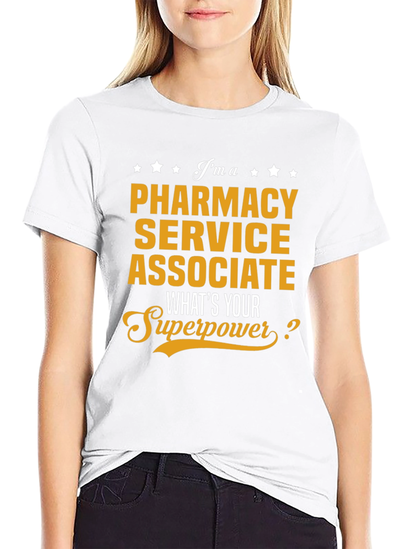 Pharmacy Service Associate Superpower T-Shirt
