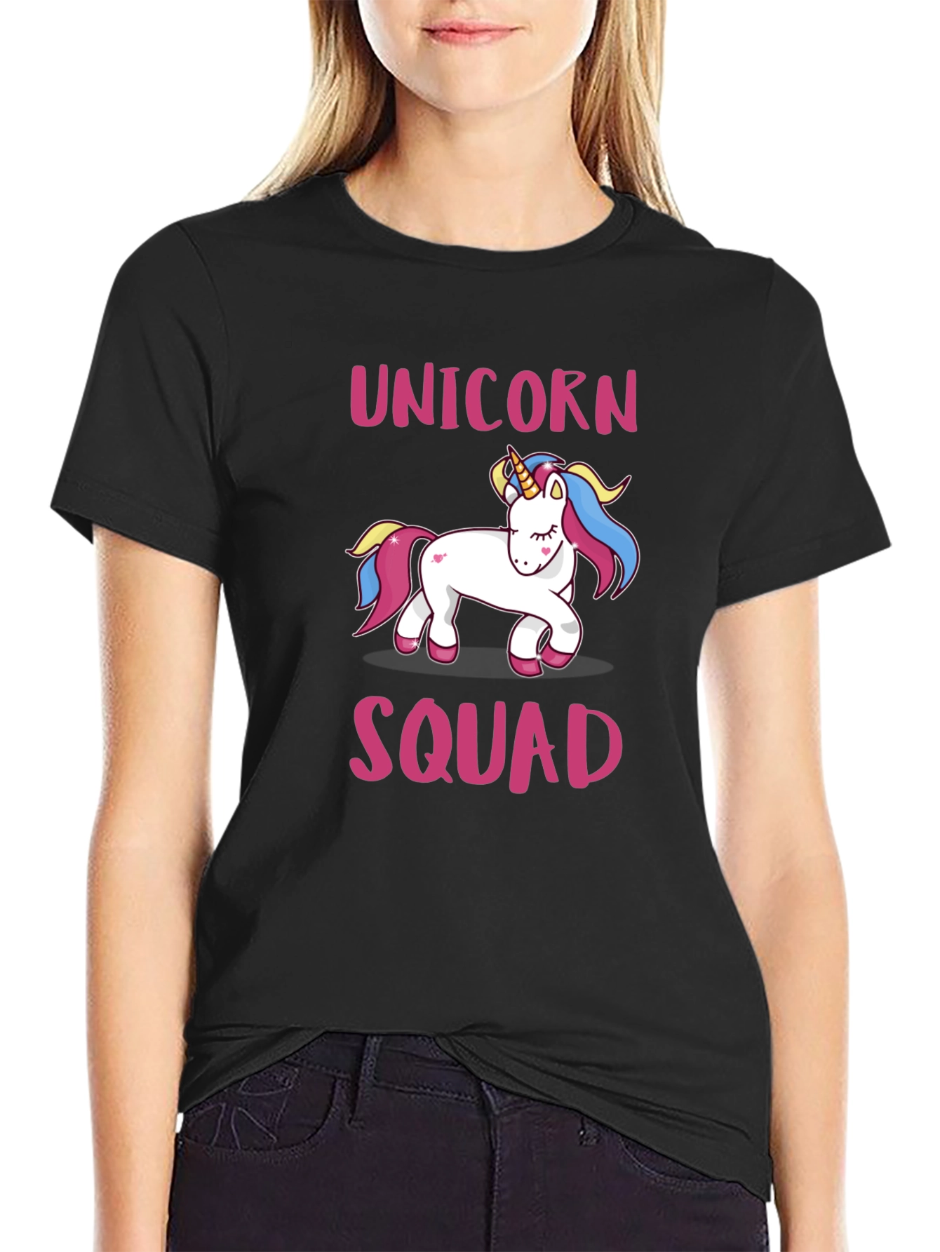 Unicorn Squad Black T-Shirt