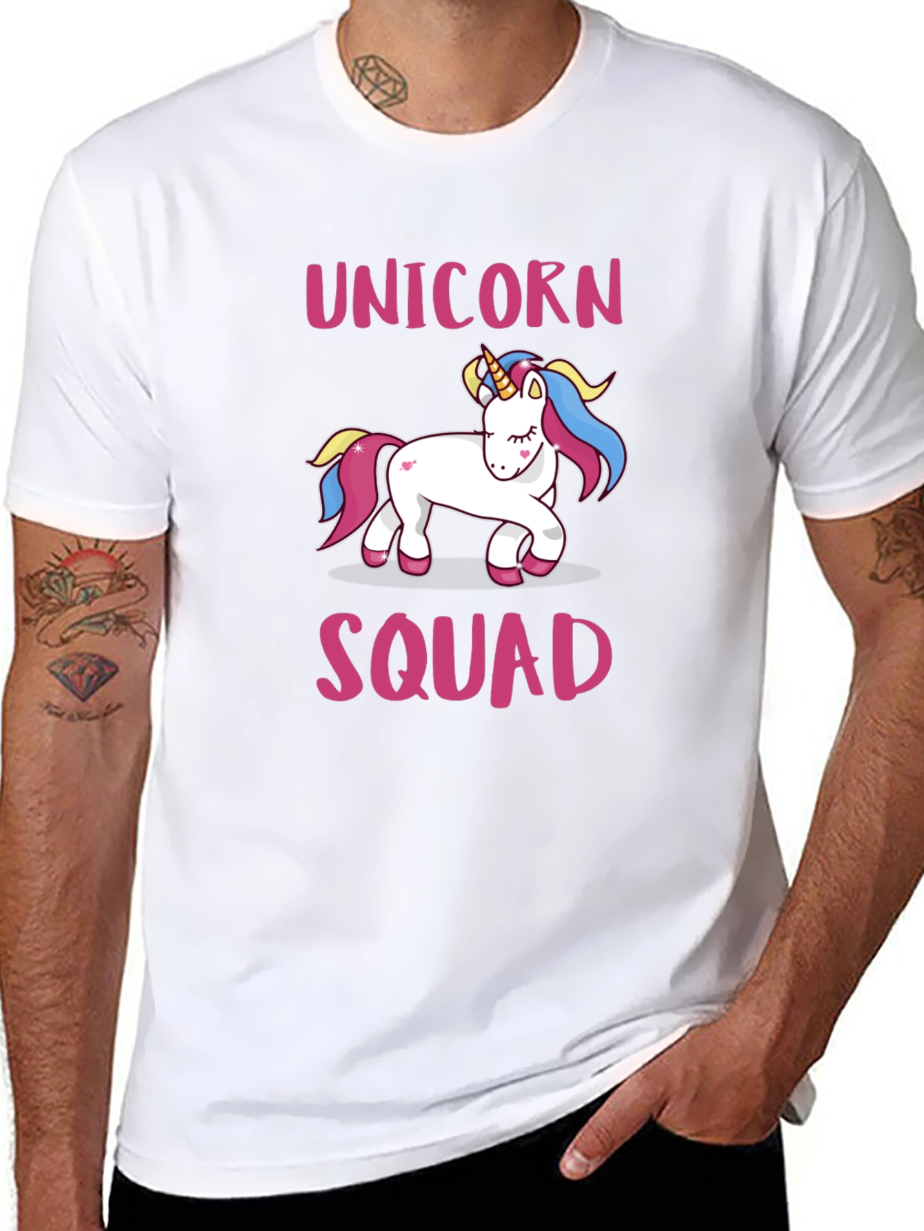 Unicorn Squad Black T-Shirt