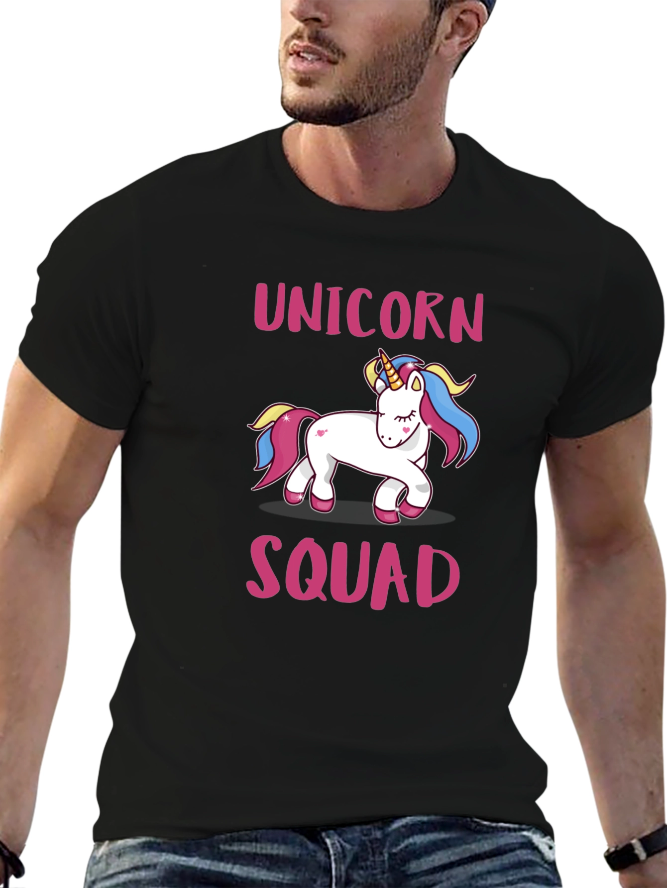 Unicorn Squad Black T-Shirt