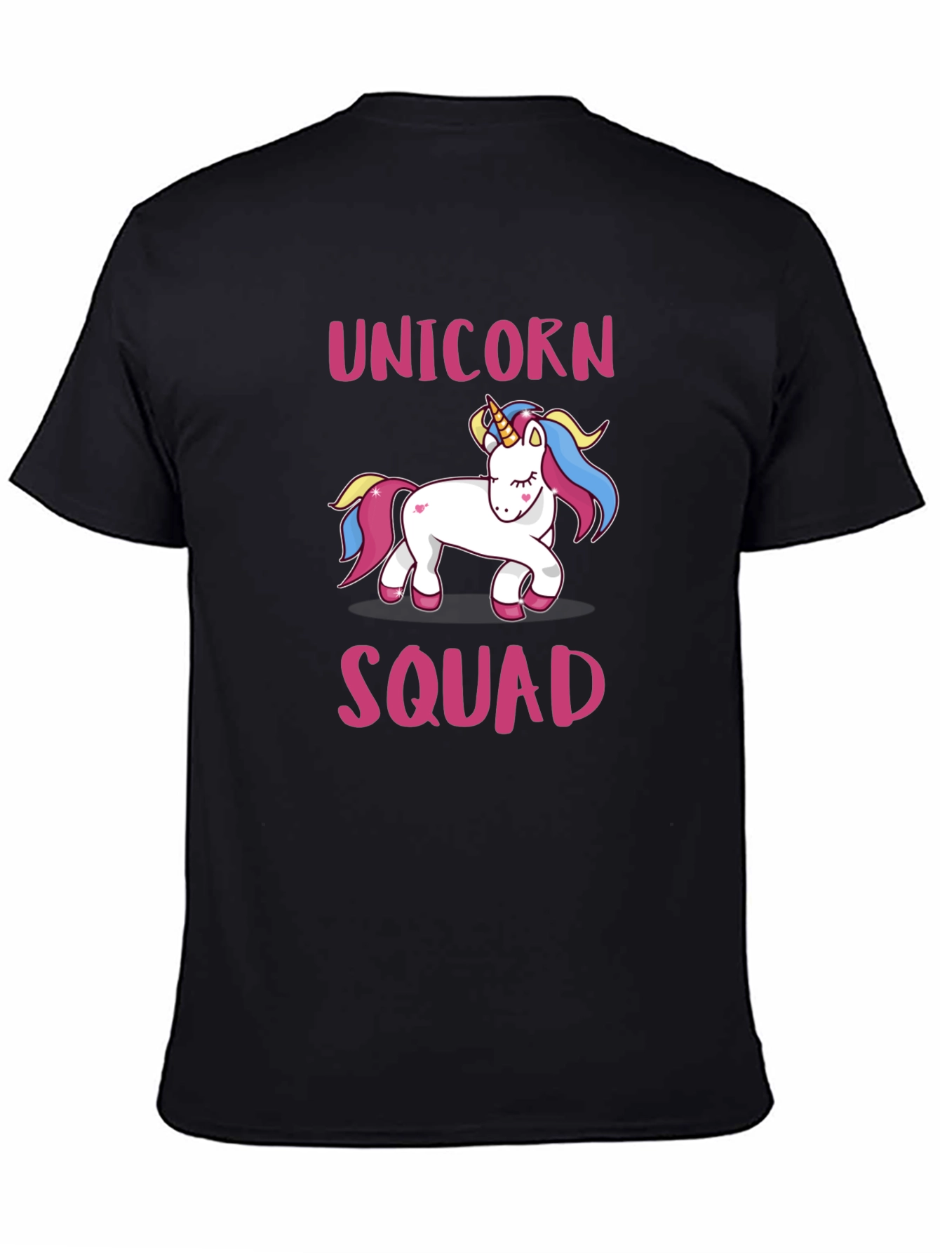 Unicorn Squad Black T-Shirt
