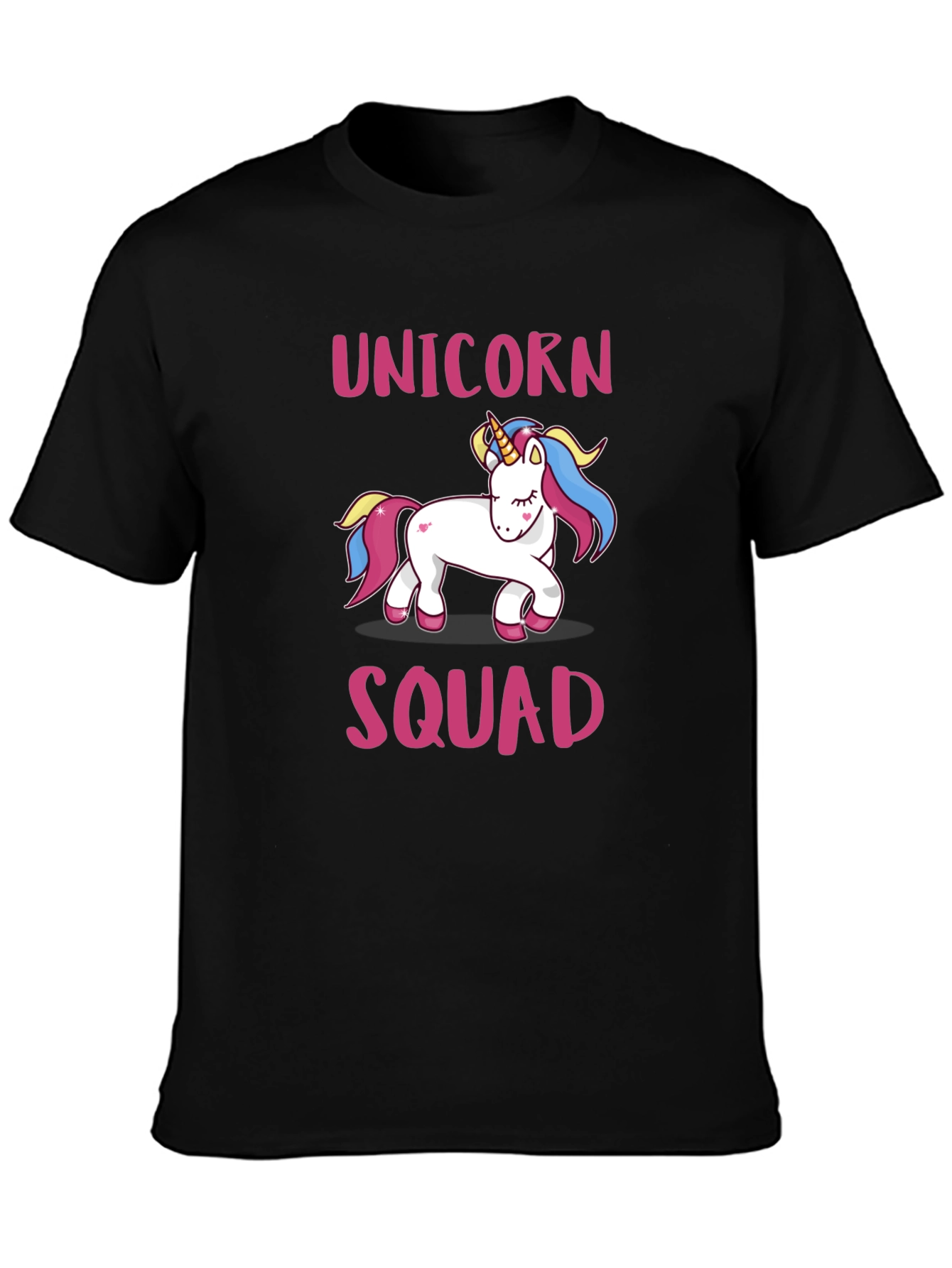 Unicorn Squad Black T-Shirt