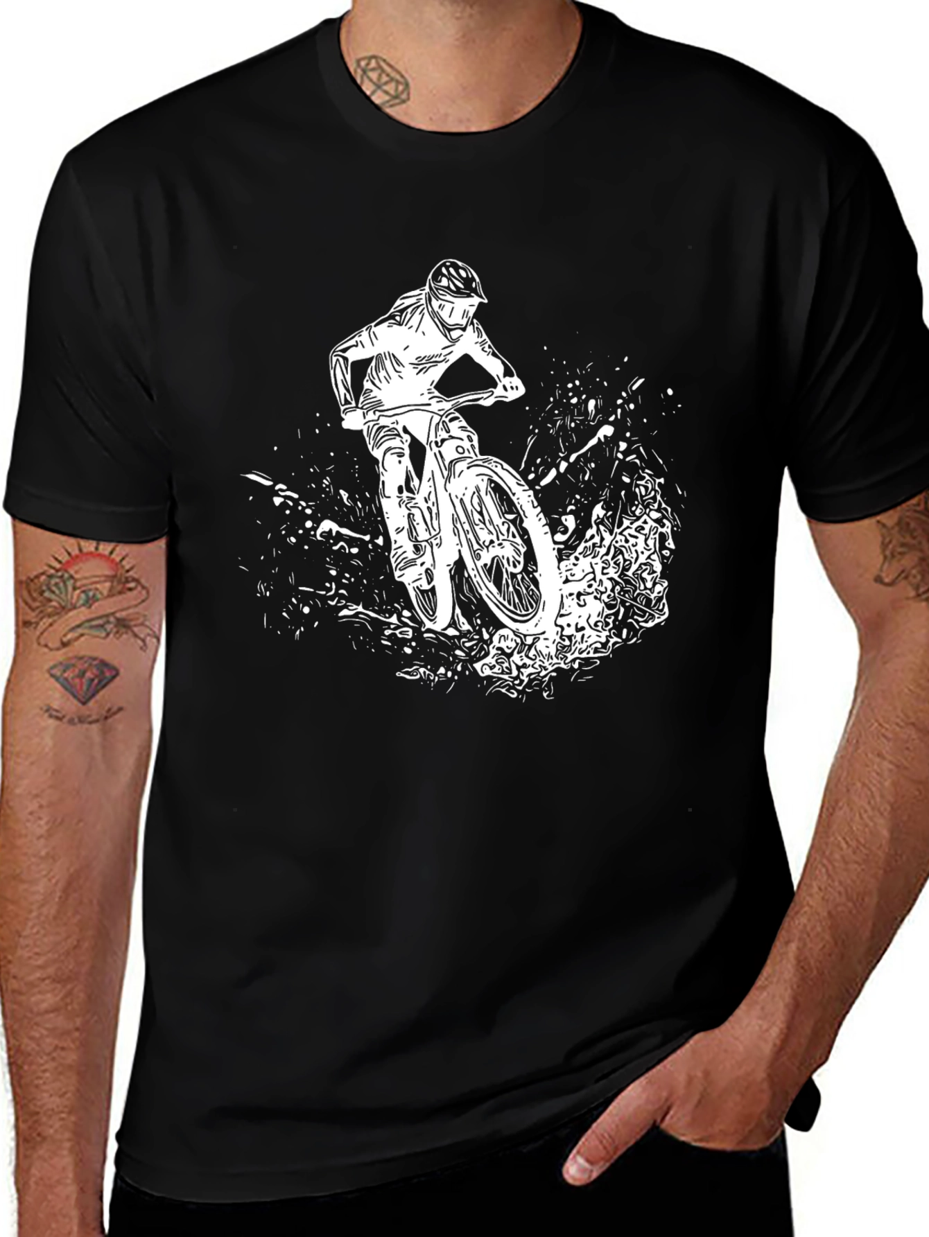 Mountain Bike T-Shirt - Rider Graphic Tee