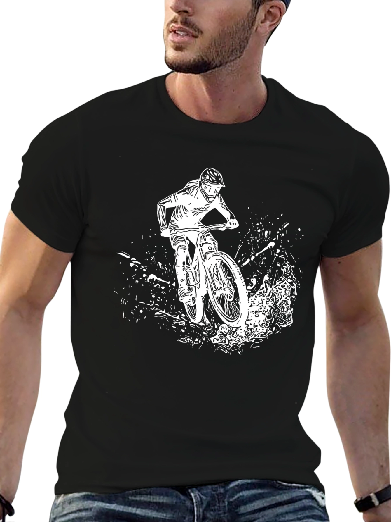 Mountain Bike T-Shirt - Rider Graphic Tee