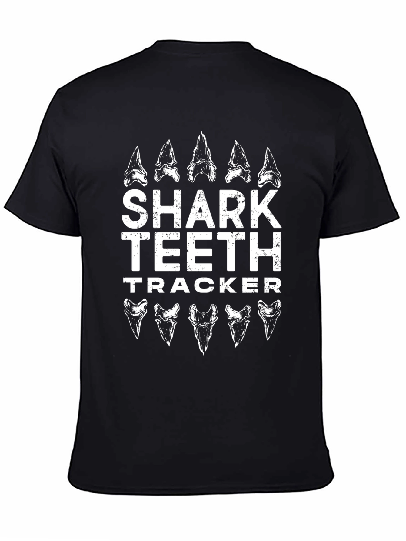 Shark Teeth Tracker Graphic T-Shirt