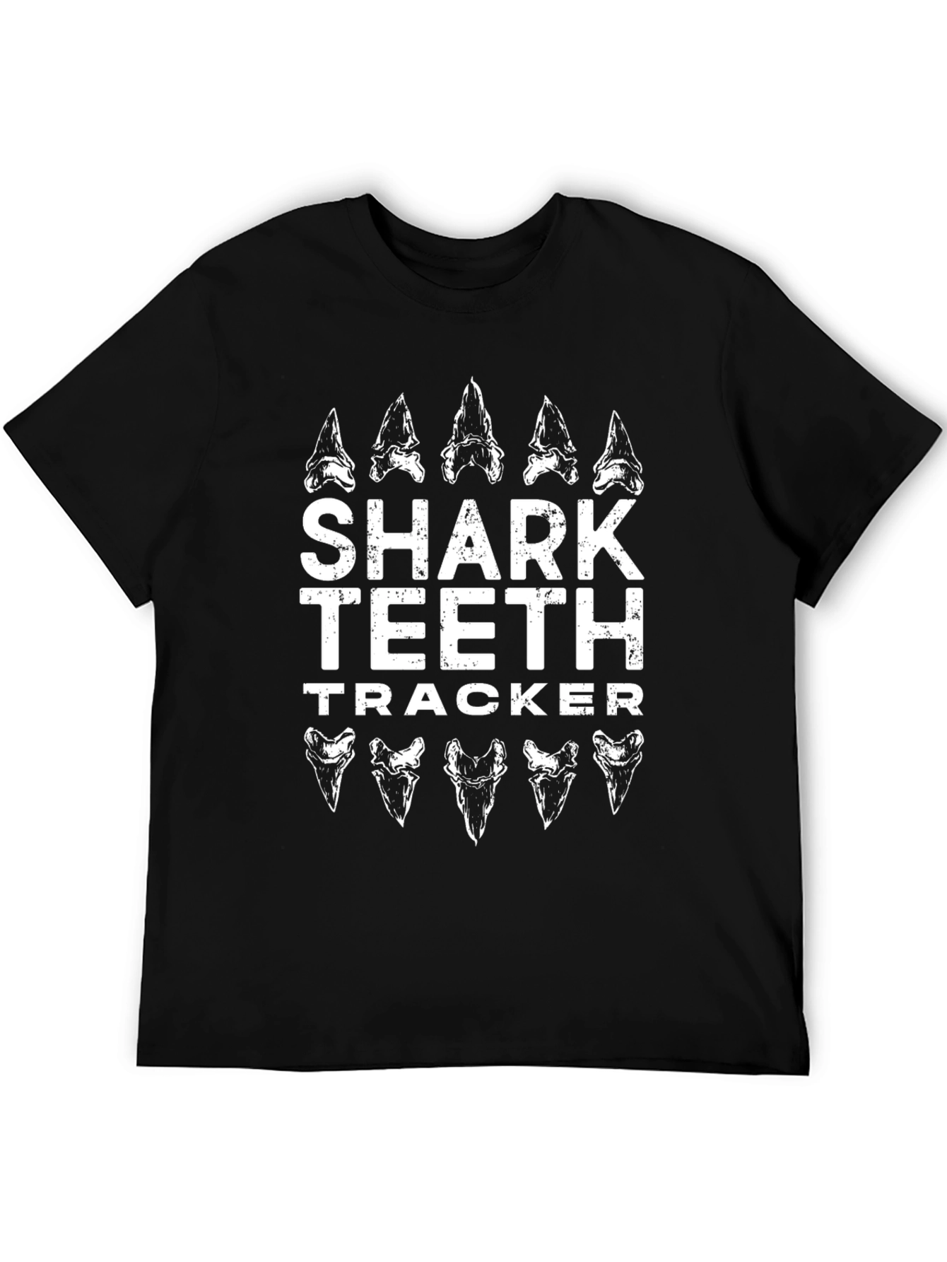 Shark Teeth Tracker Graphic T-Shirt
