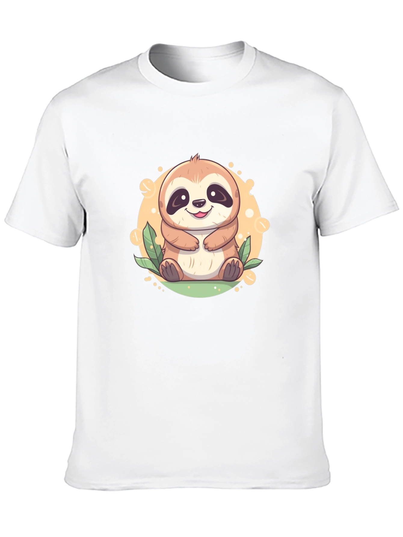 Cute Sloth Graphic Tee - Relaxed Fit