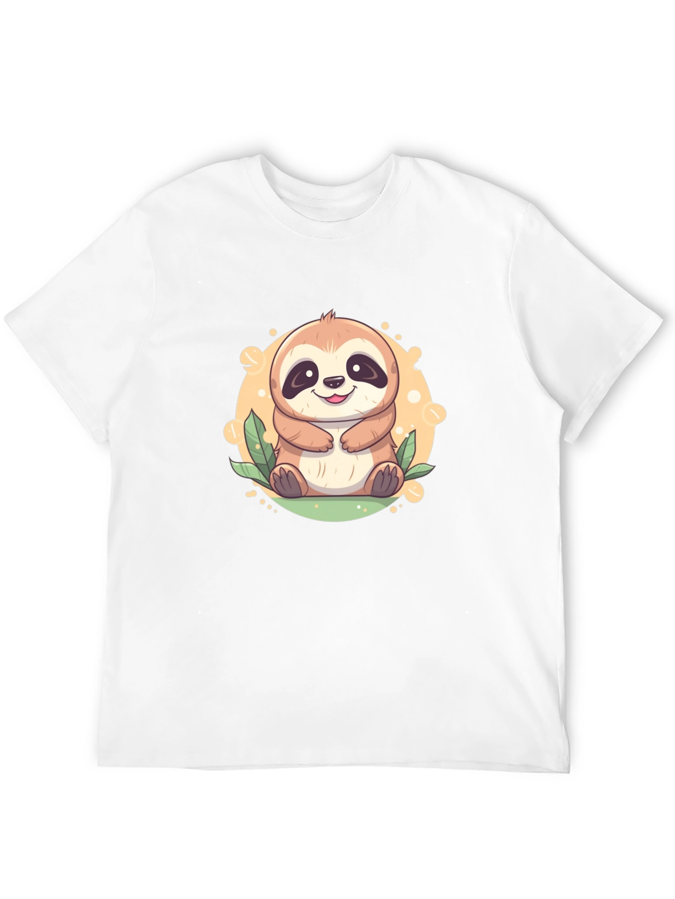 Cute Sloth Graphic Tee - Relaxed Fit