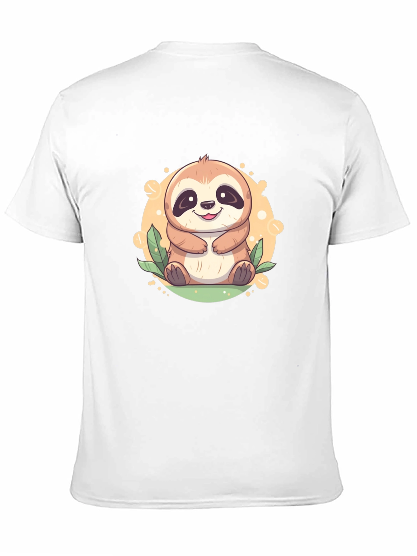 Cute Sloth Graphic Tee - Relaxed Fit