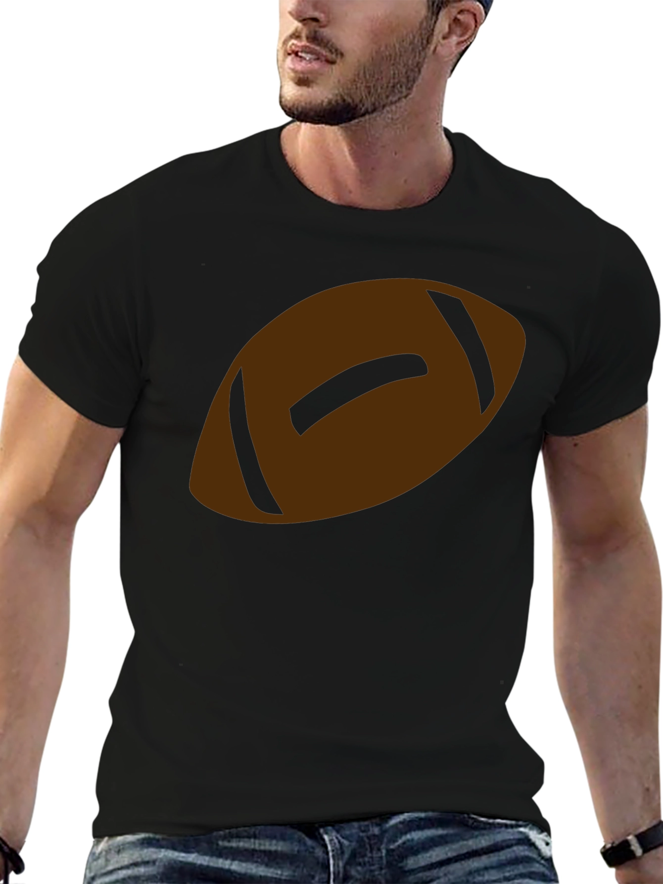 Football Graphic Tee - Casual Style