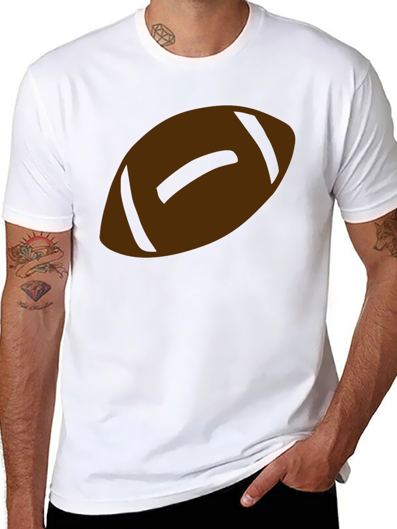 Football Graphic Tee - Casual Style