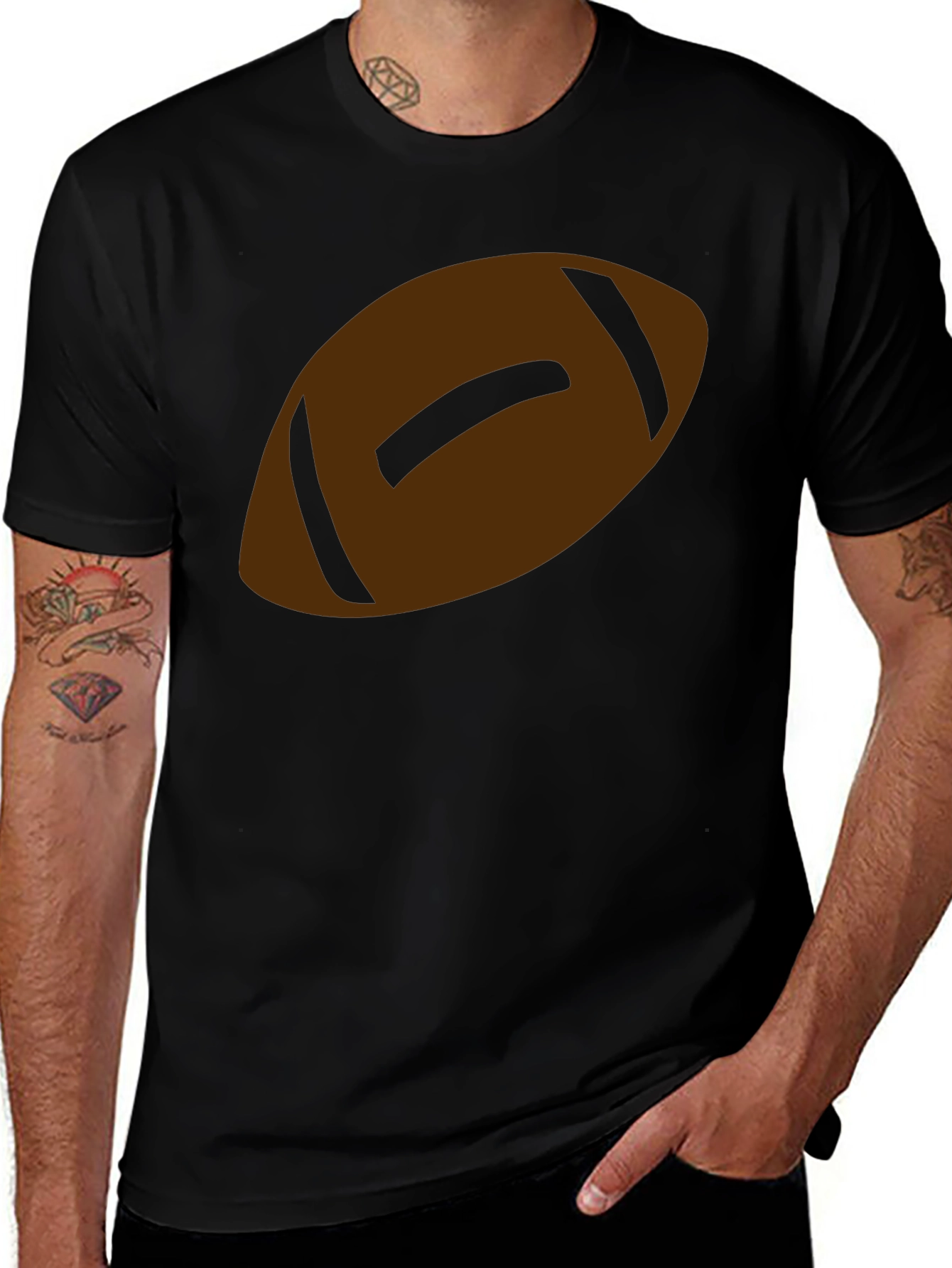 Football Graphic Tee - Casual Style