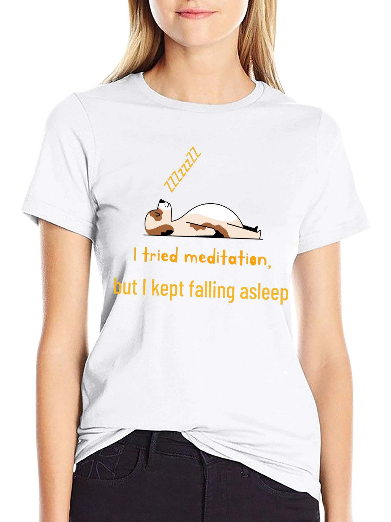 Meditation Sloth Graphic Tee