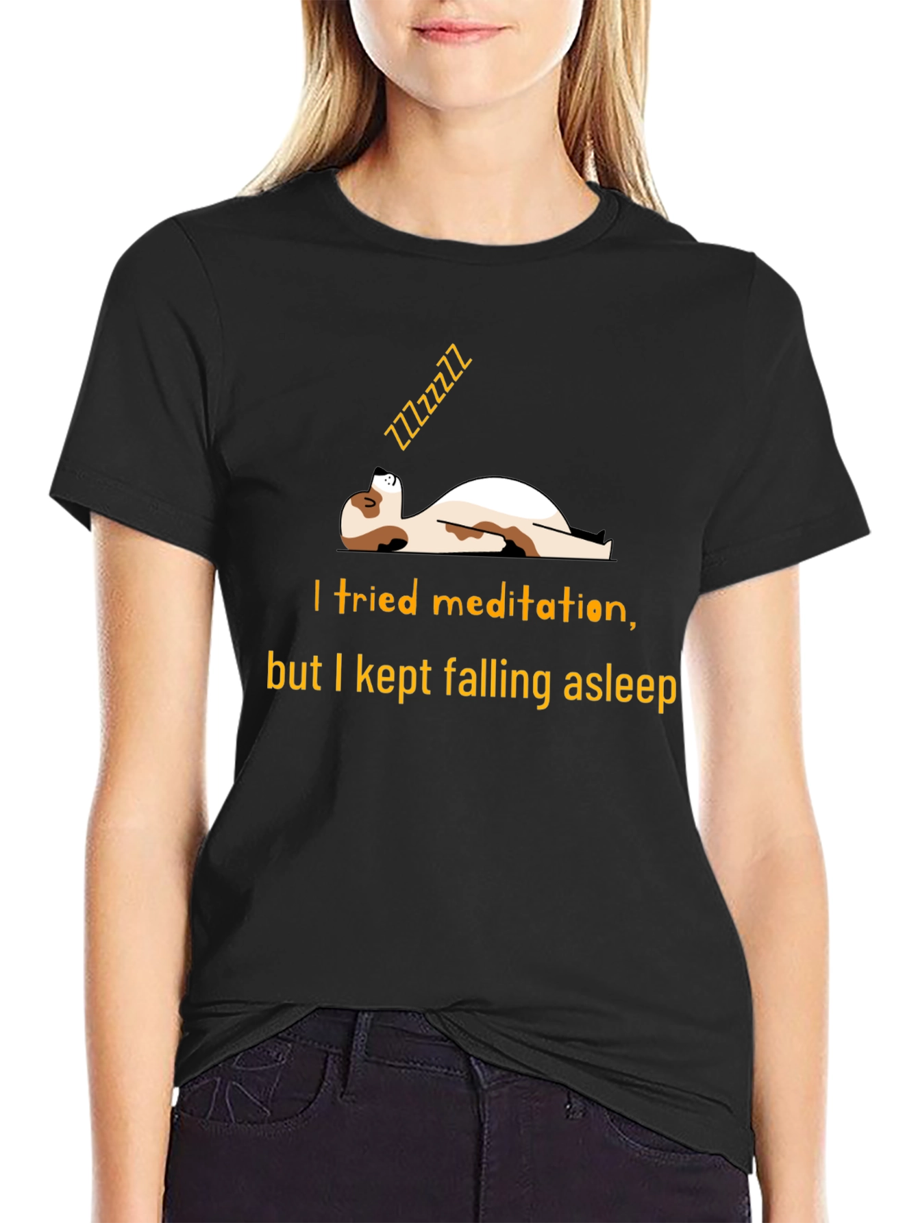 Meditation Sloth Graphic Tee