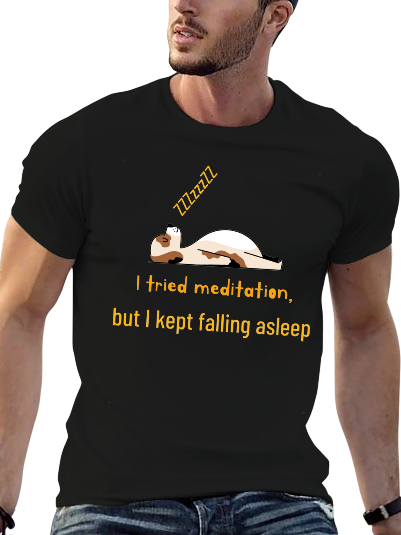 Meditation Sloth Graphic Tee