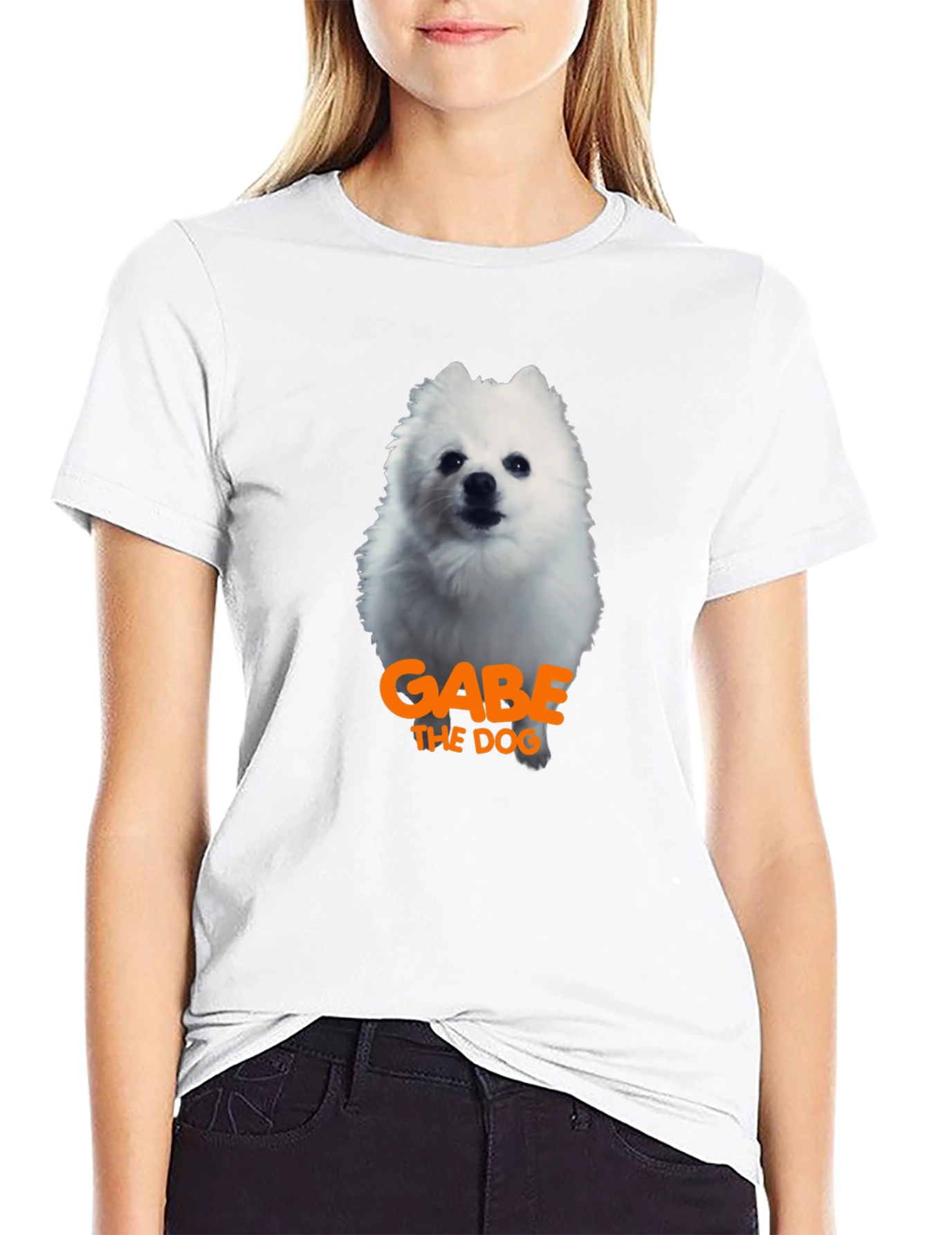 Gabe the Dog T-Shirt - Black Cotton Tee