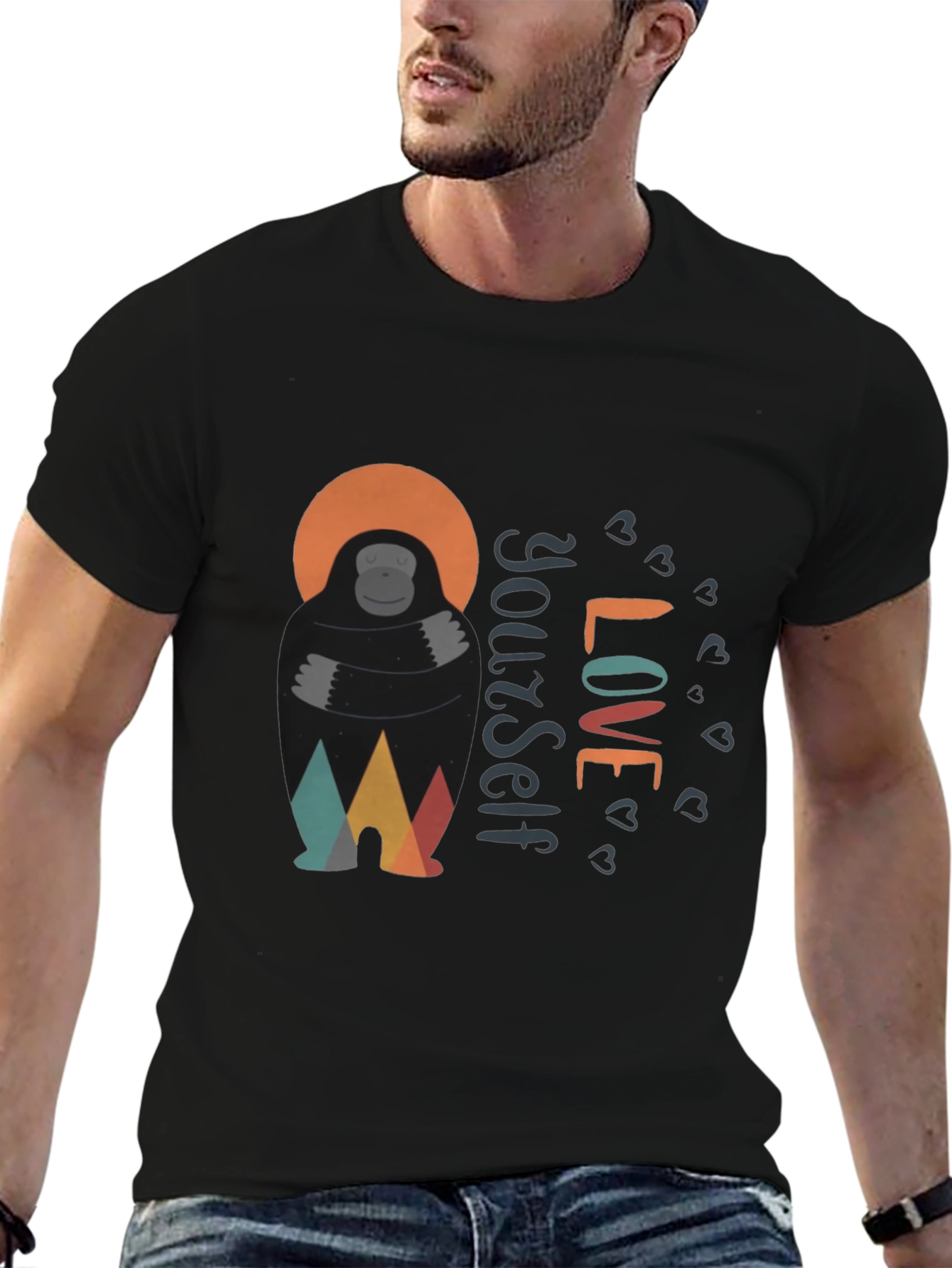 Love Yourself Gorilla Graphic T-Shirt