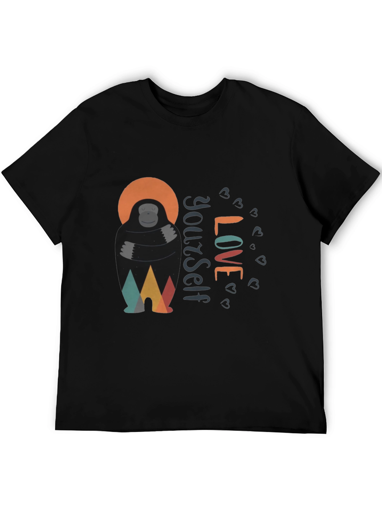 Love Yourself Gorilla Graphic T-Shirt