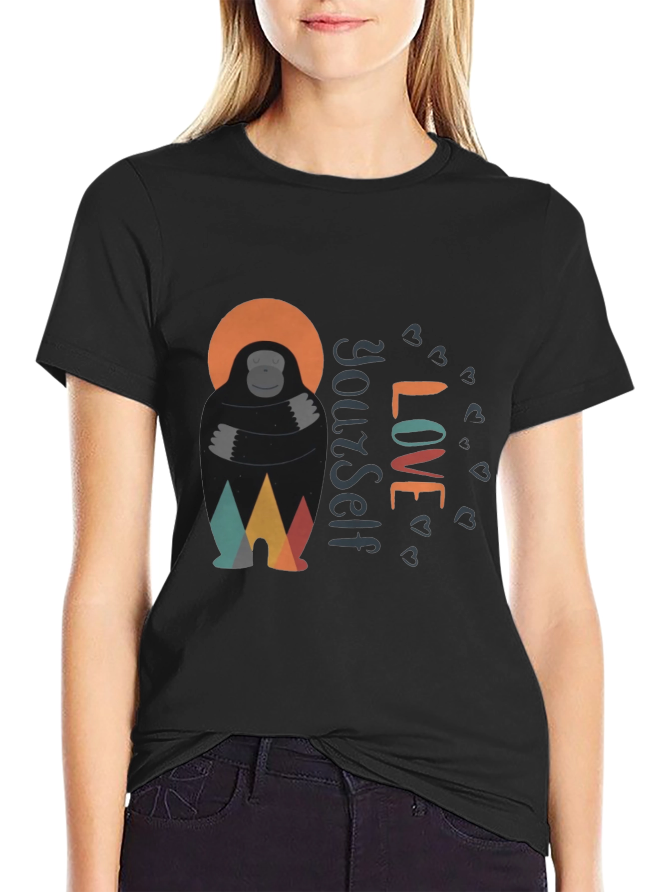 Love Yourself Gorilla Graphic T-Shirt