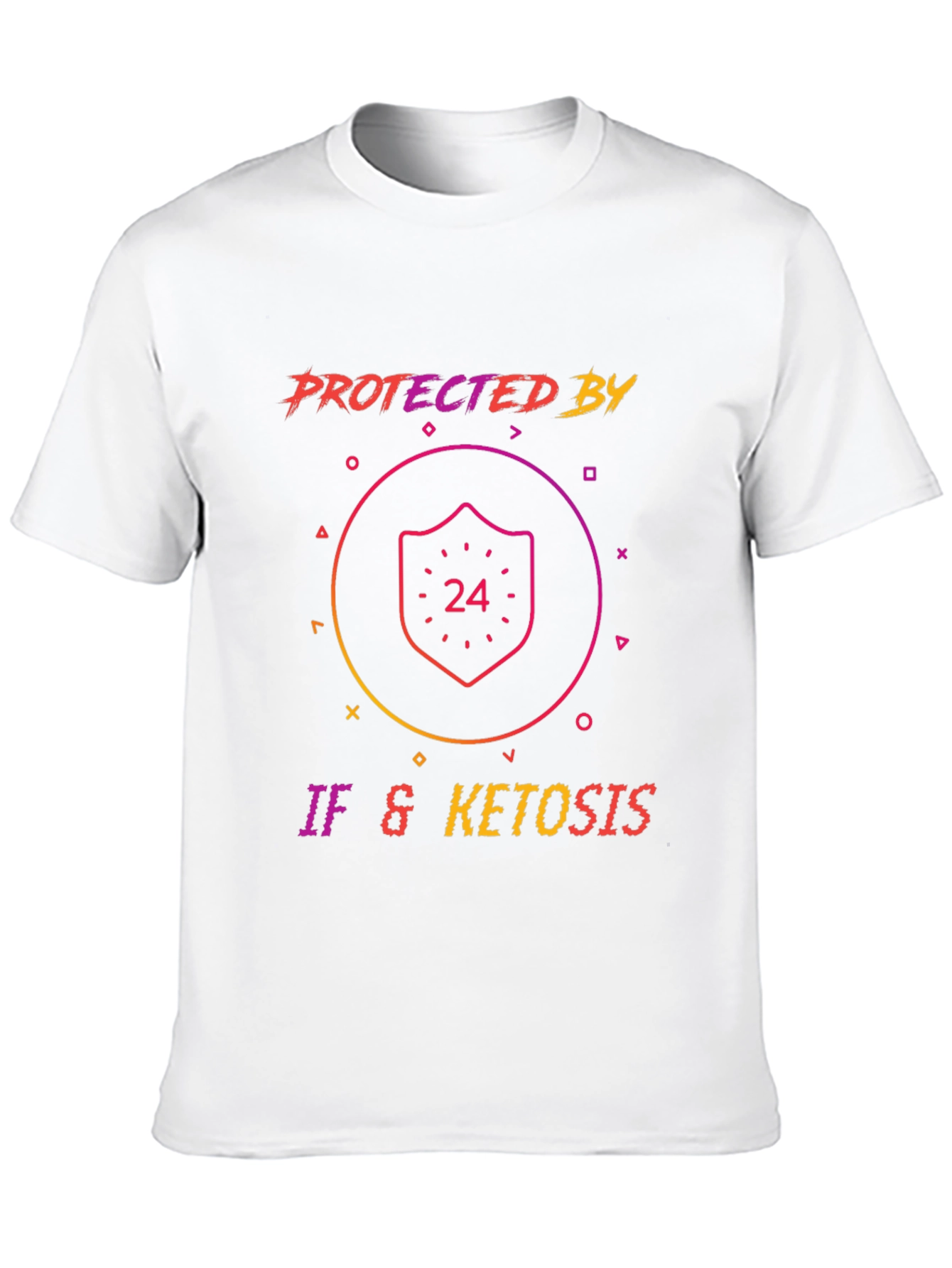 Protected by IF & Ketosis Black Graphic Tee