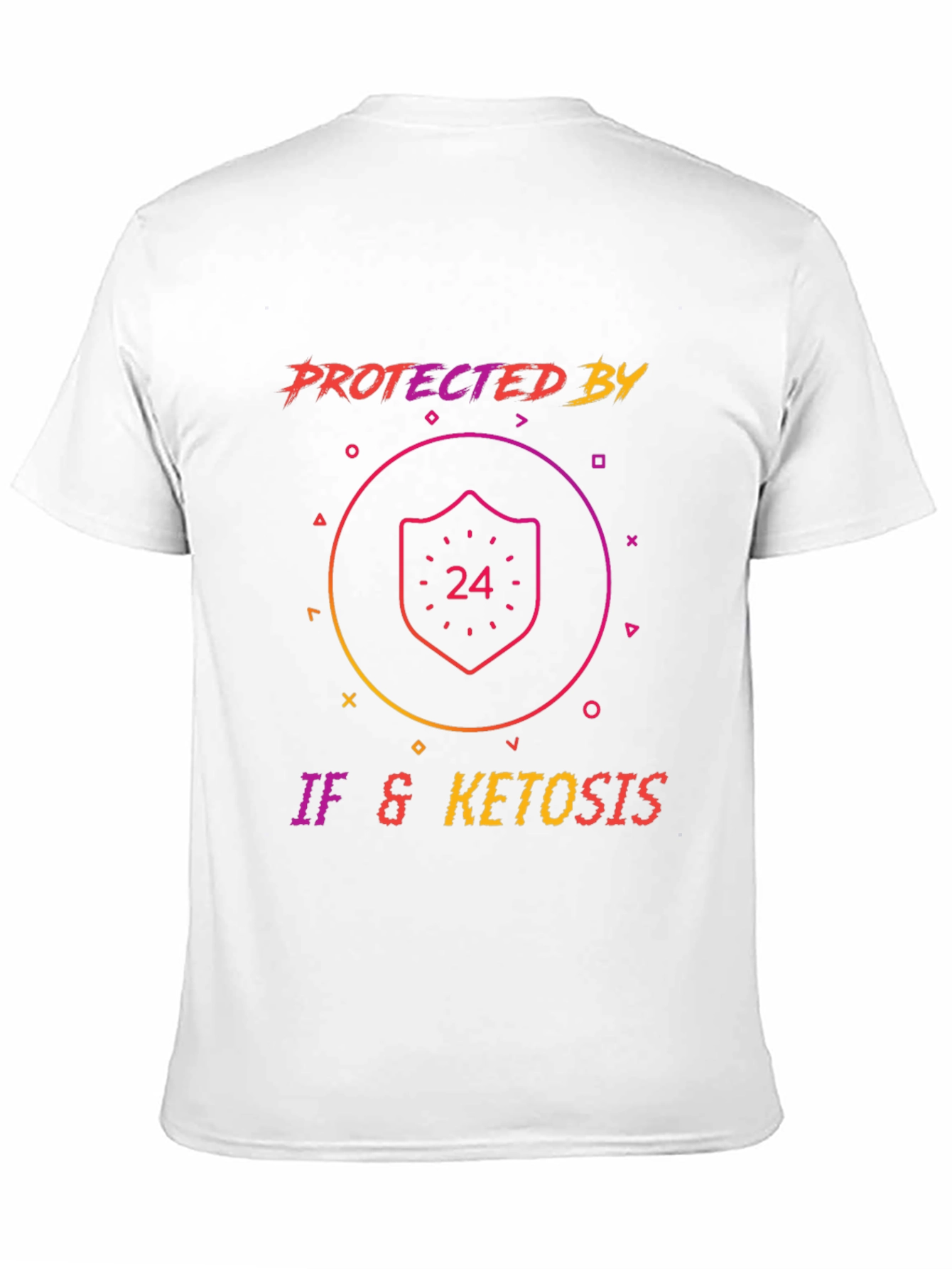 Protected by IF & Ketosis Black Graphic Tee