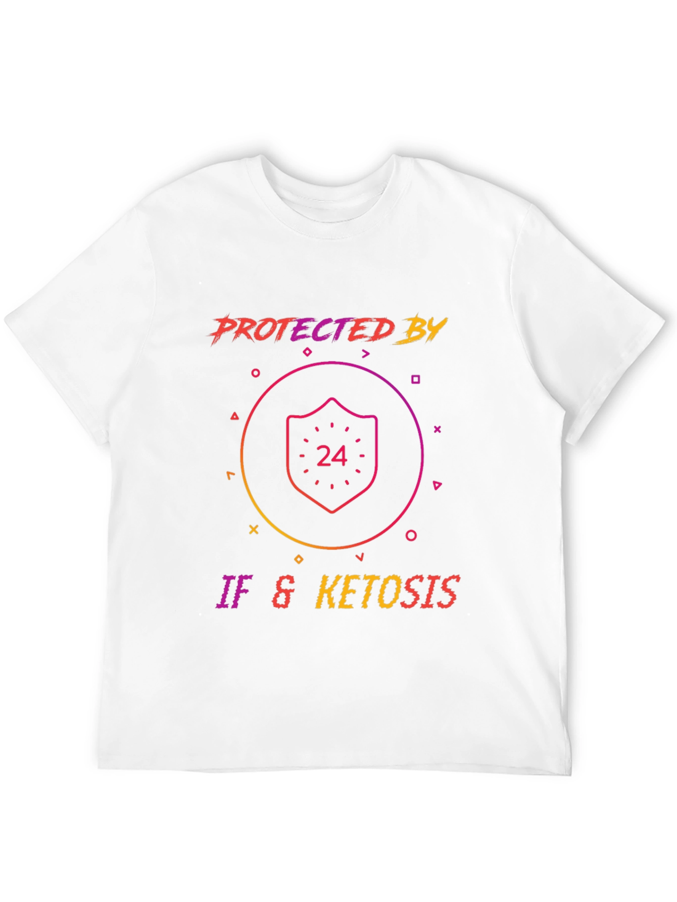 Protected by IF & Ketosis Black Graphic Tee