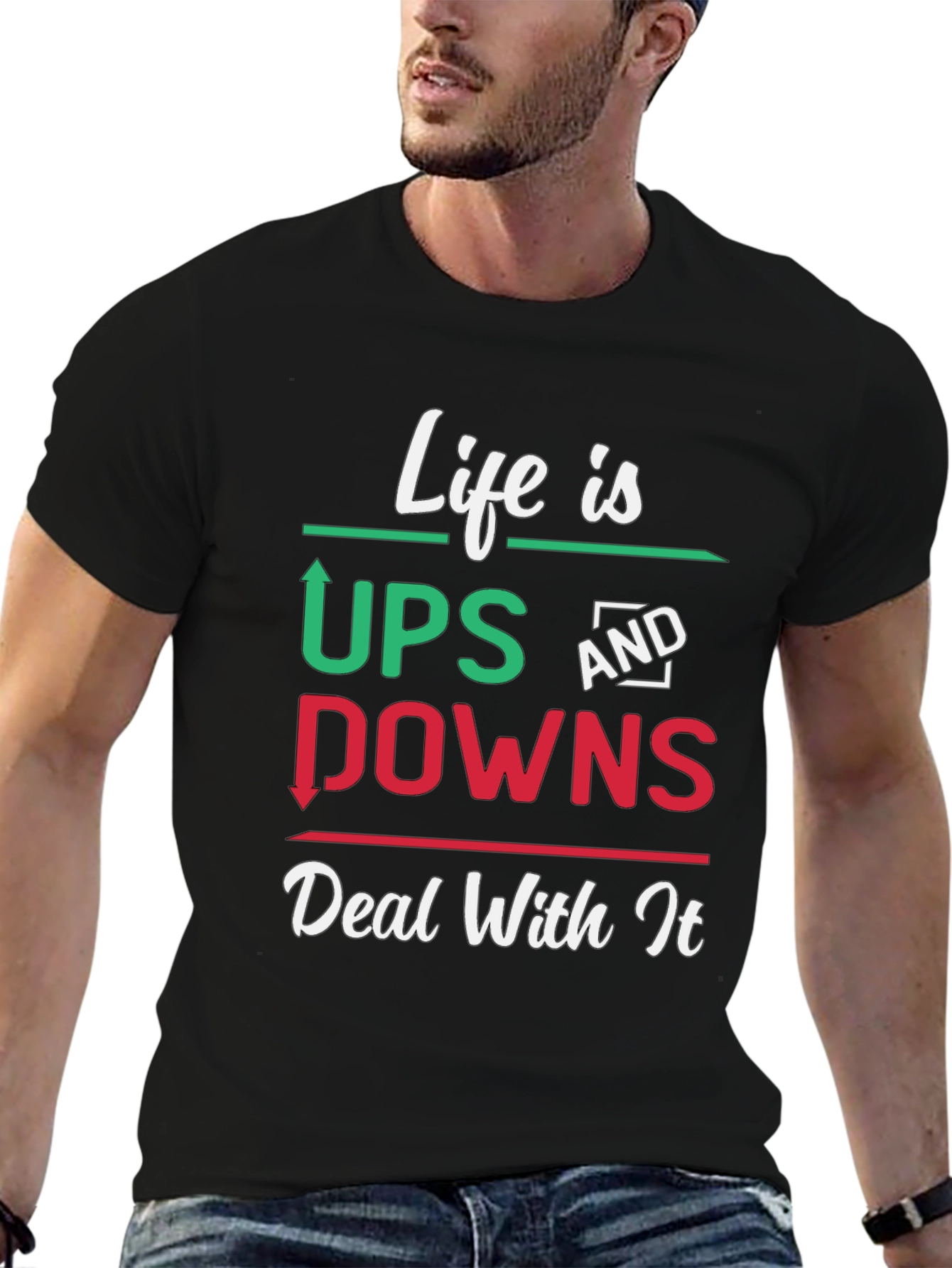 Life Is Ups And Downs Graphic T-Shirt