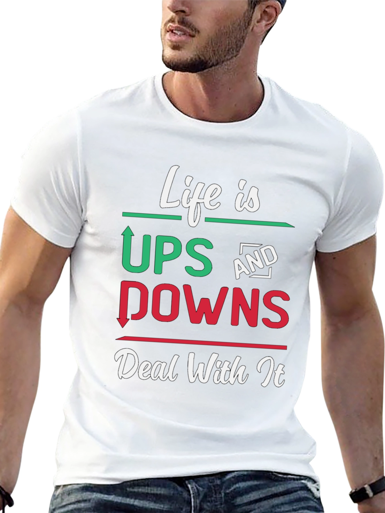 Life Is Ups And Downs Graphic T-Shirt