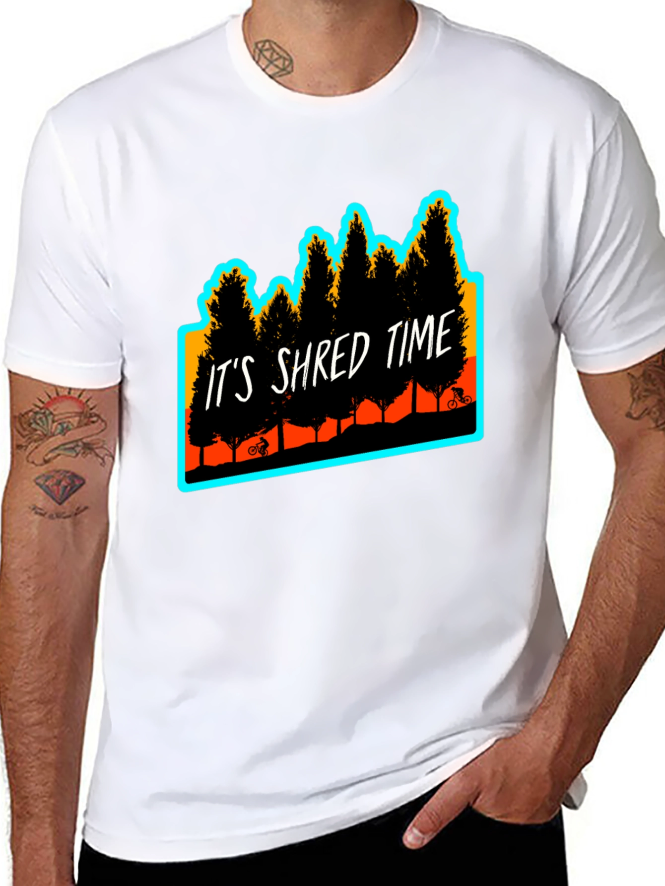 Its Shred Time Tee - Mountain Biking T-Shirt